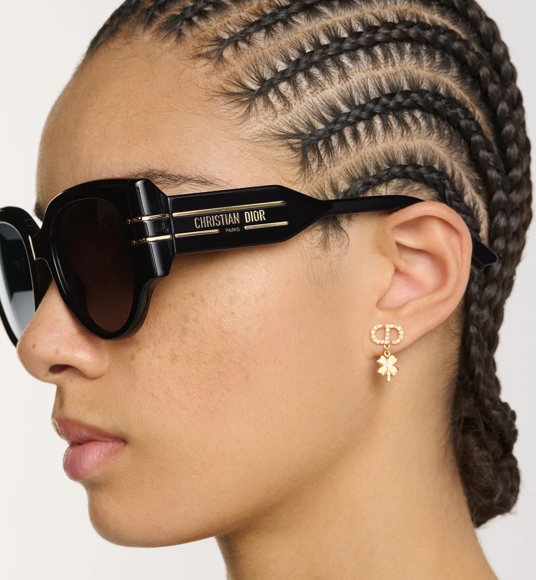 DiorSignature R2F Rounded Sunglasses in Transparent Blush Pink