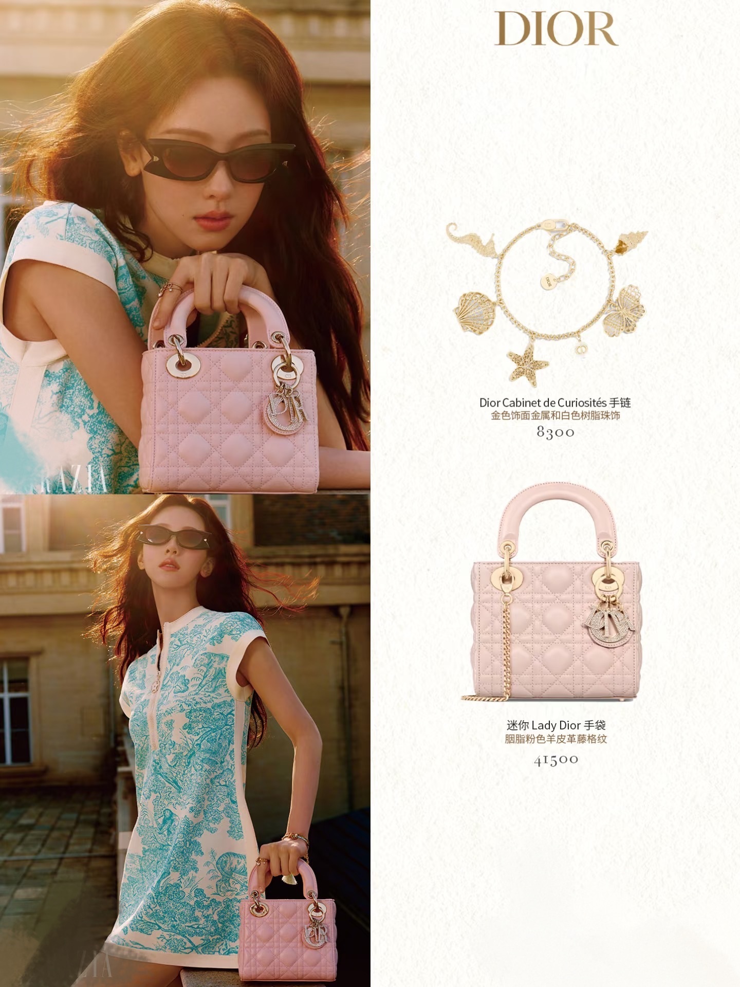 DiorButterfly S2I Luxury Rectangular Sunglasses for Women