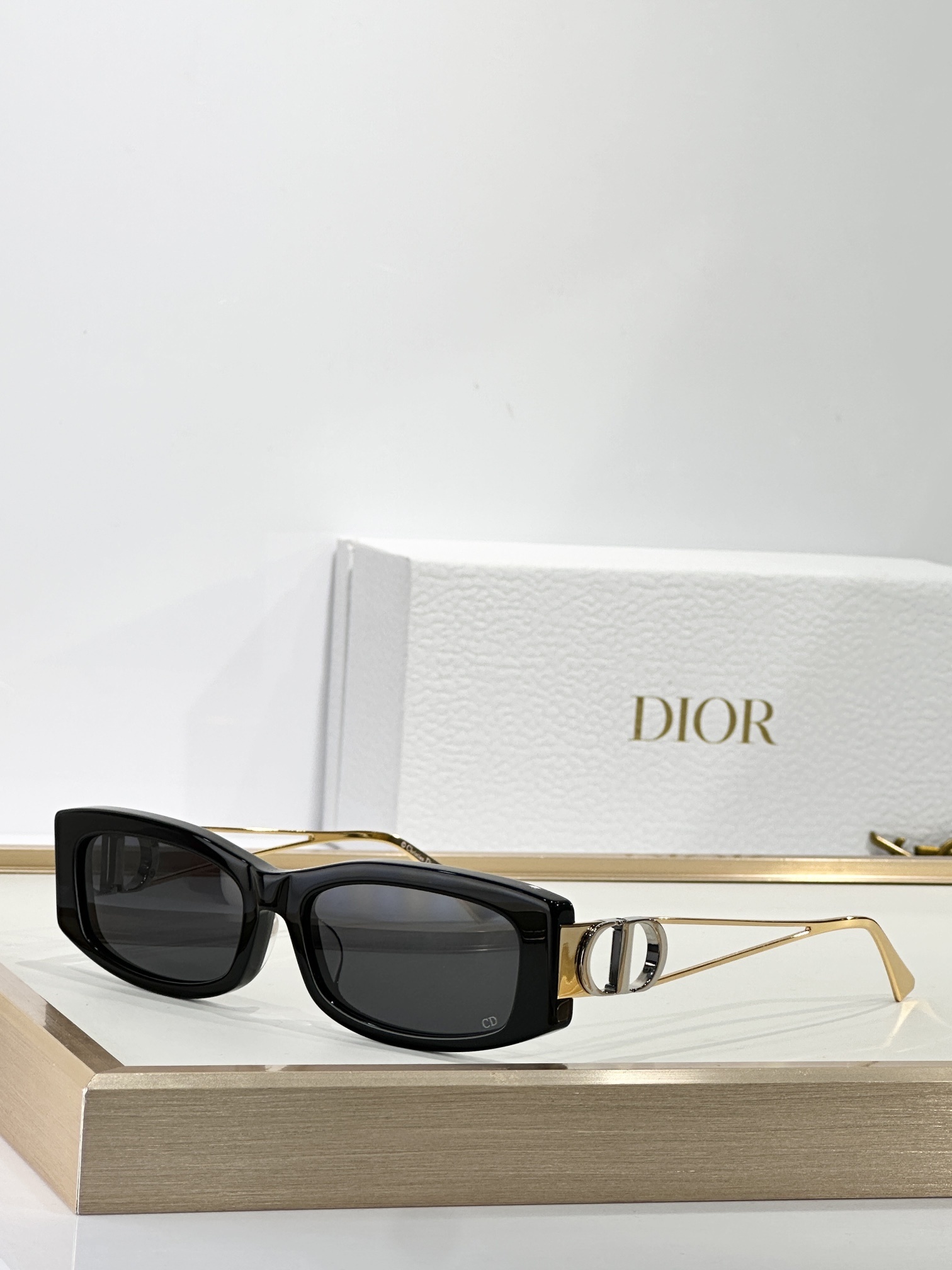 Dior Signature Rectangular Sunglasses with Iconic CD Logo