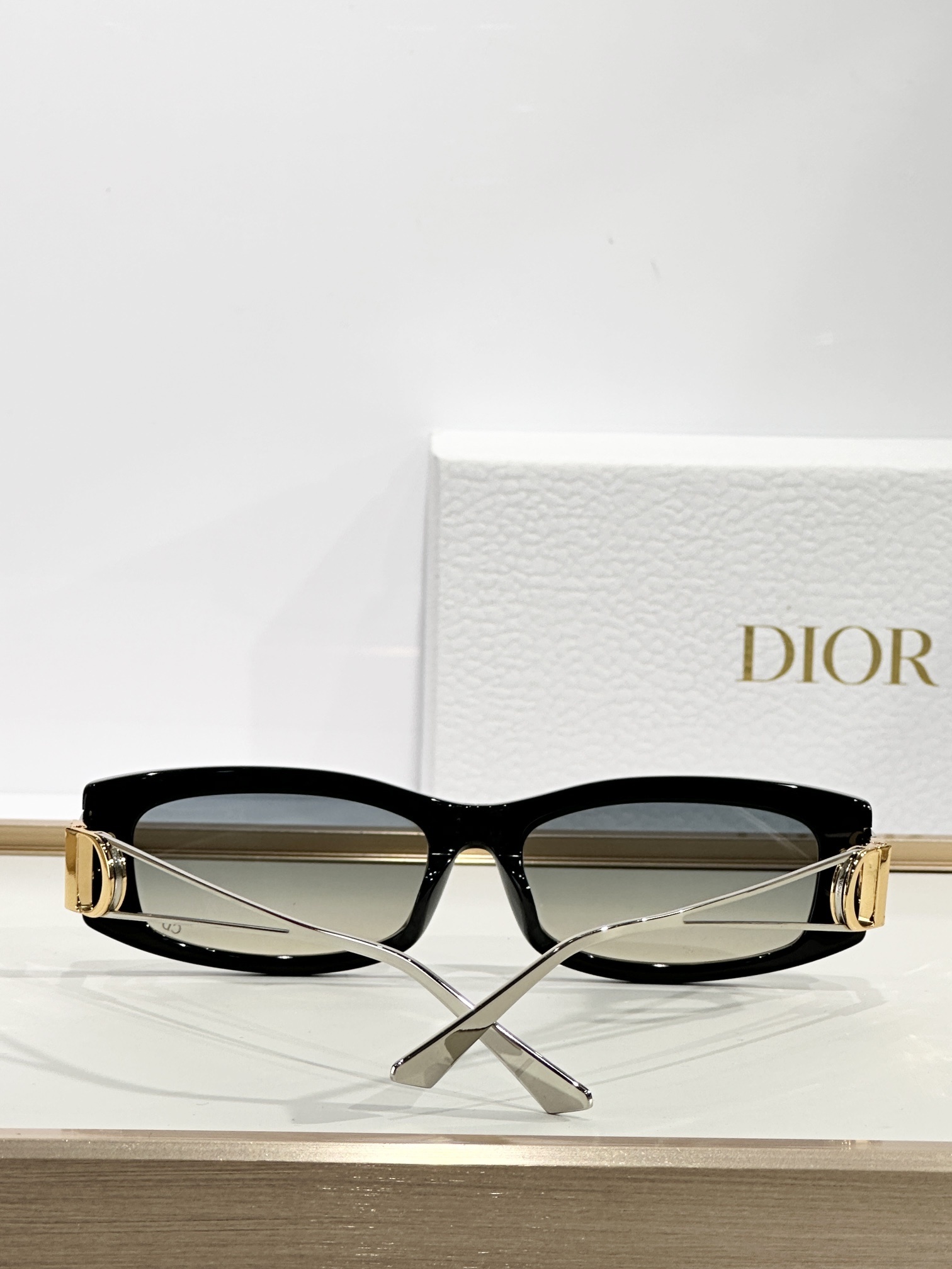 Dior Signature Rectangular Sunglasses with Iconic CD Logo