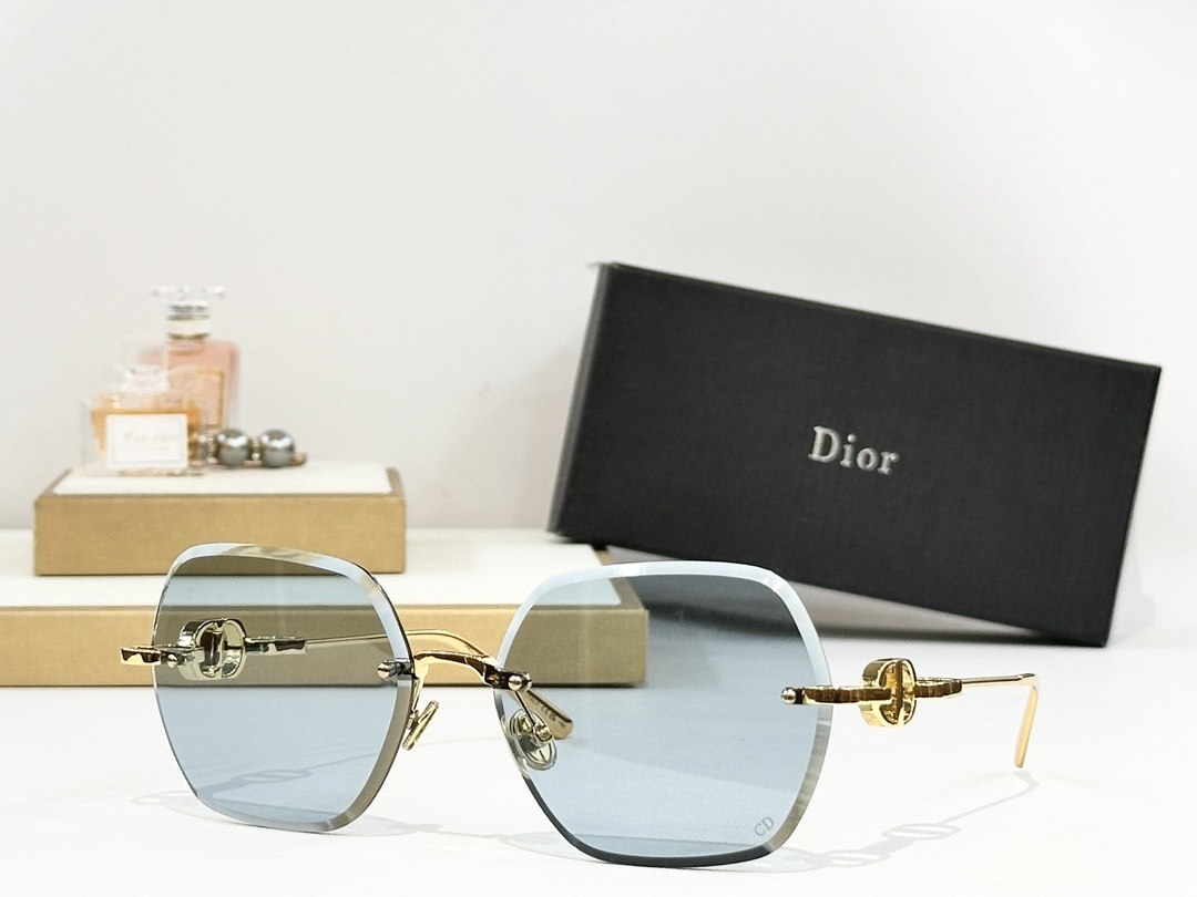 octagon Dior Rose Gold Rimless Sunglasses – Dior Rose Gold Rimless