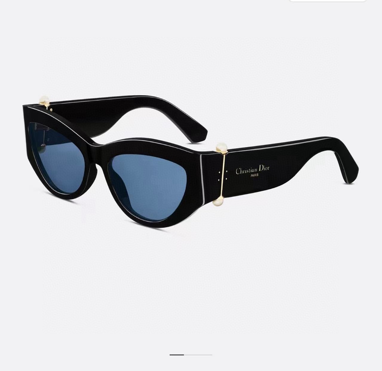 DiorTribales B1F Luxury Butterfly Sunglasses with Pearls