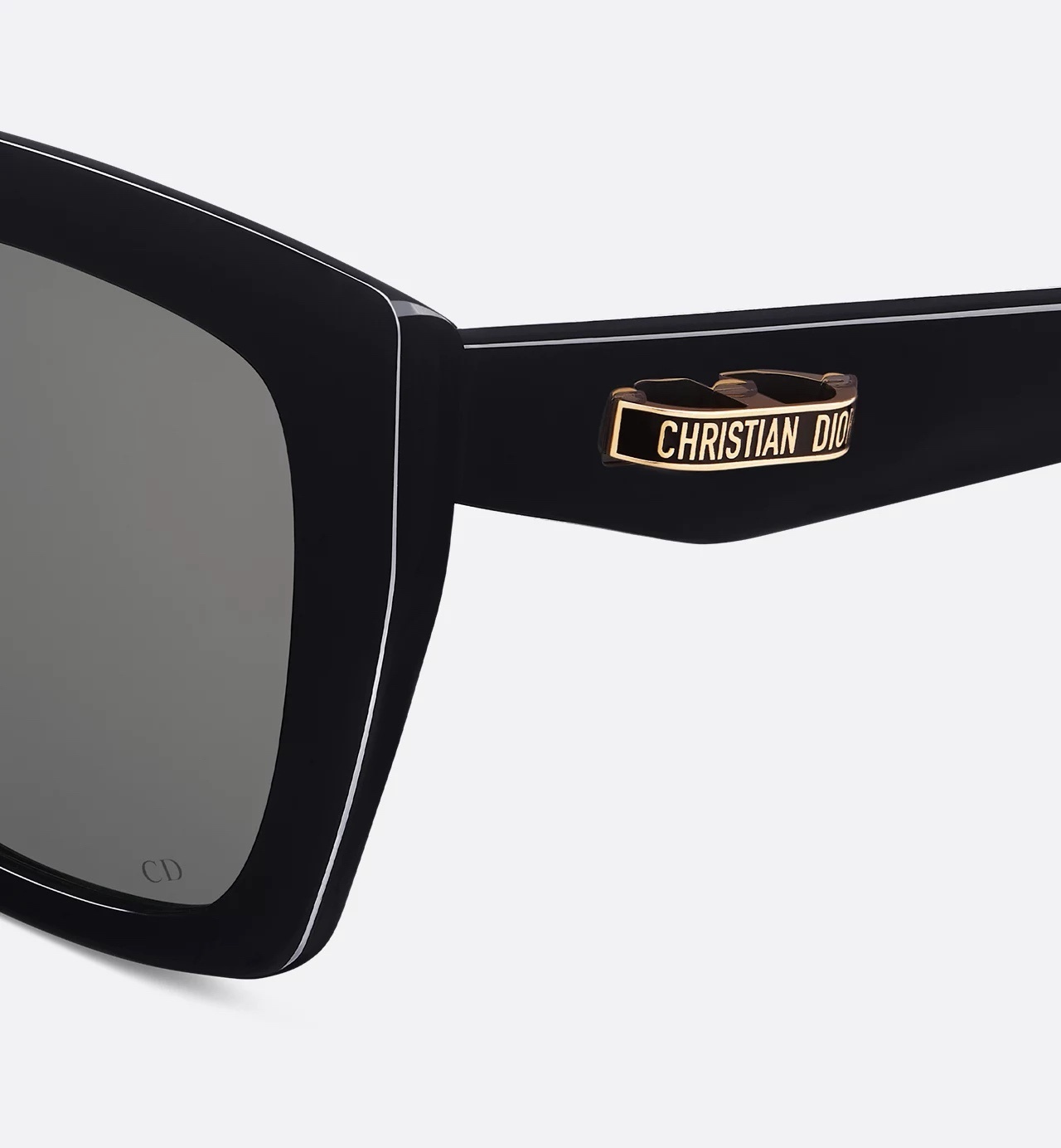 Christian Dior Black Square Oversized Luxury Sunglasses