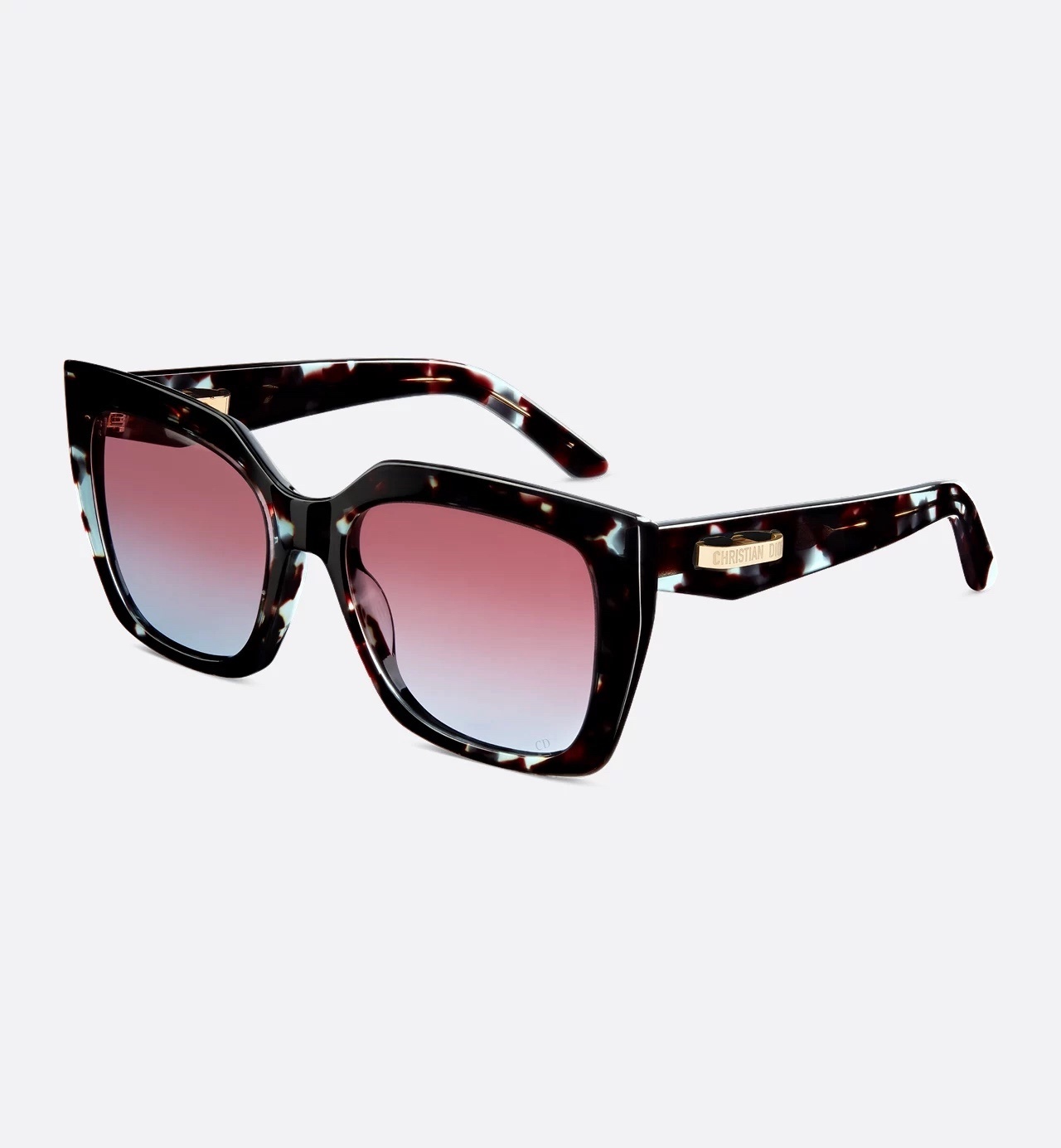 Christian Dior Black Square Oversized Luxury Sunglasses