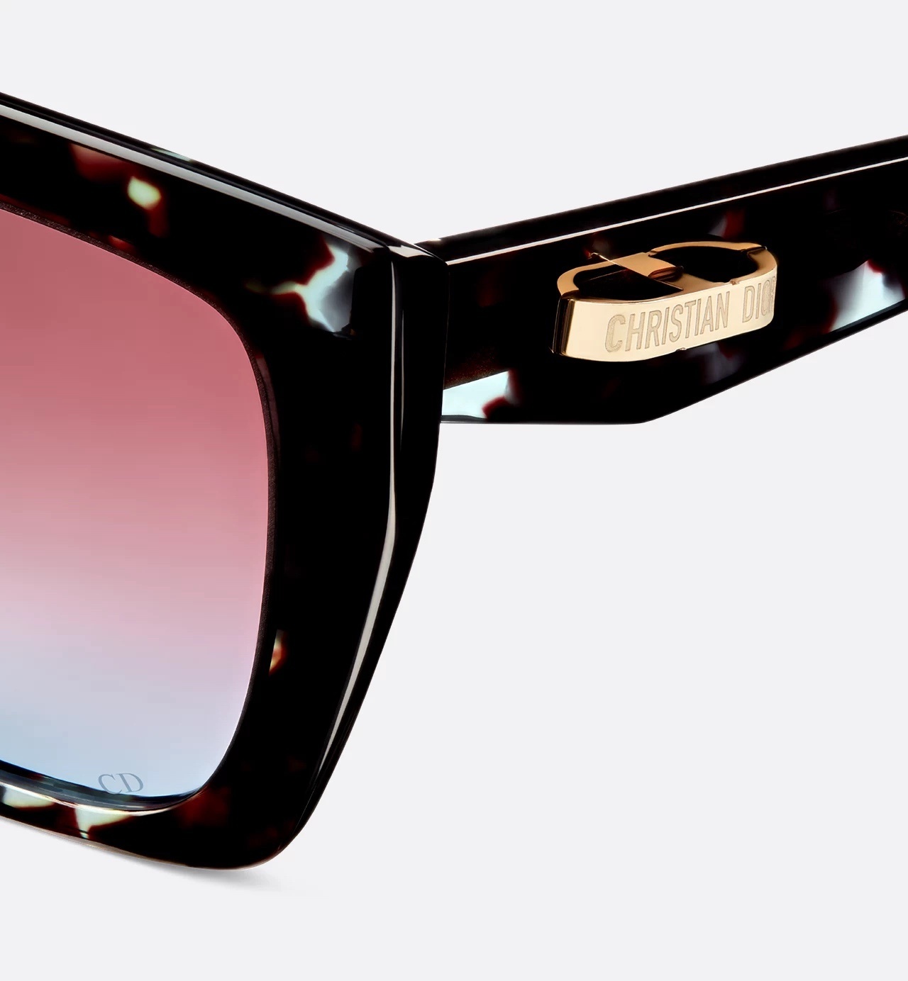Christian Dior Black Square Oversized Luxury Sunglasses