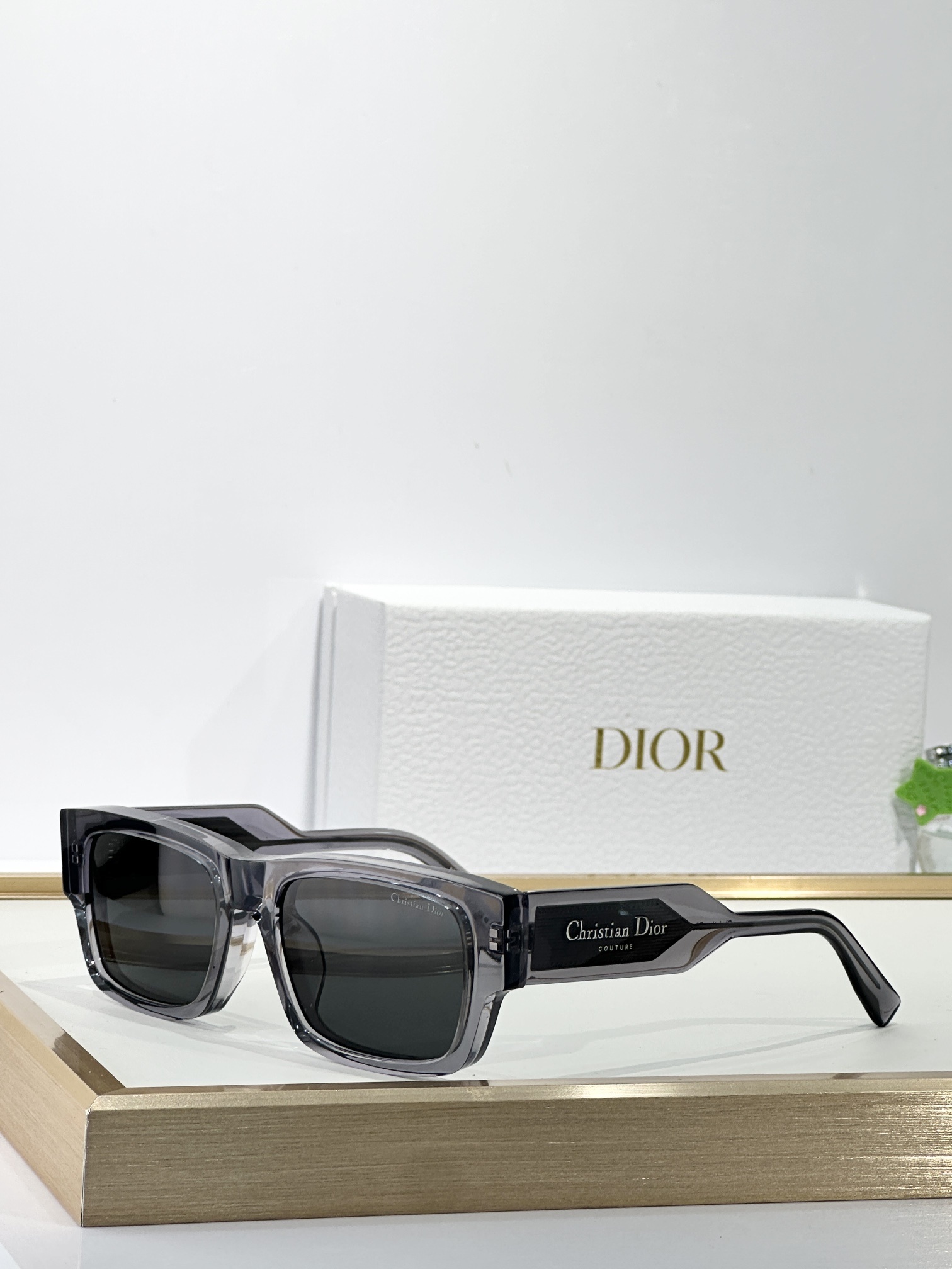 gray Dior Black Rectangular Sunglasses – Dior Black Rectangular