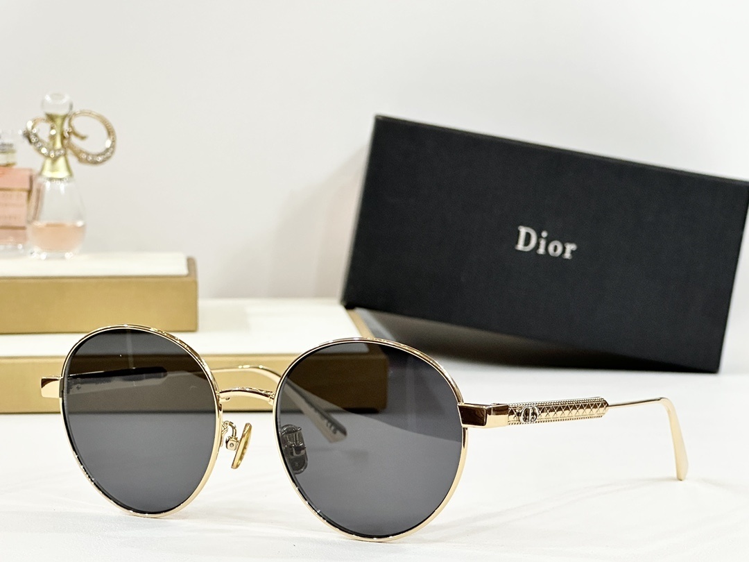 Dior Round Metal Logo Eyewear – Luxury Sunglasses & Frames
