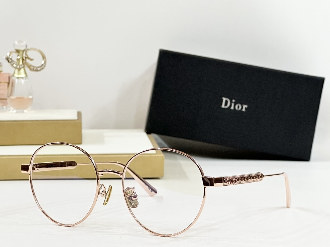Dior Round Metal Logo Eyewear – Luxury Sunglasses & Frames
