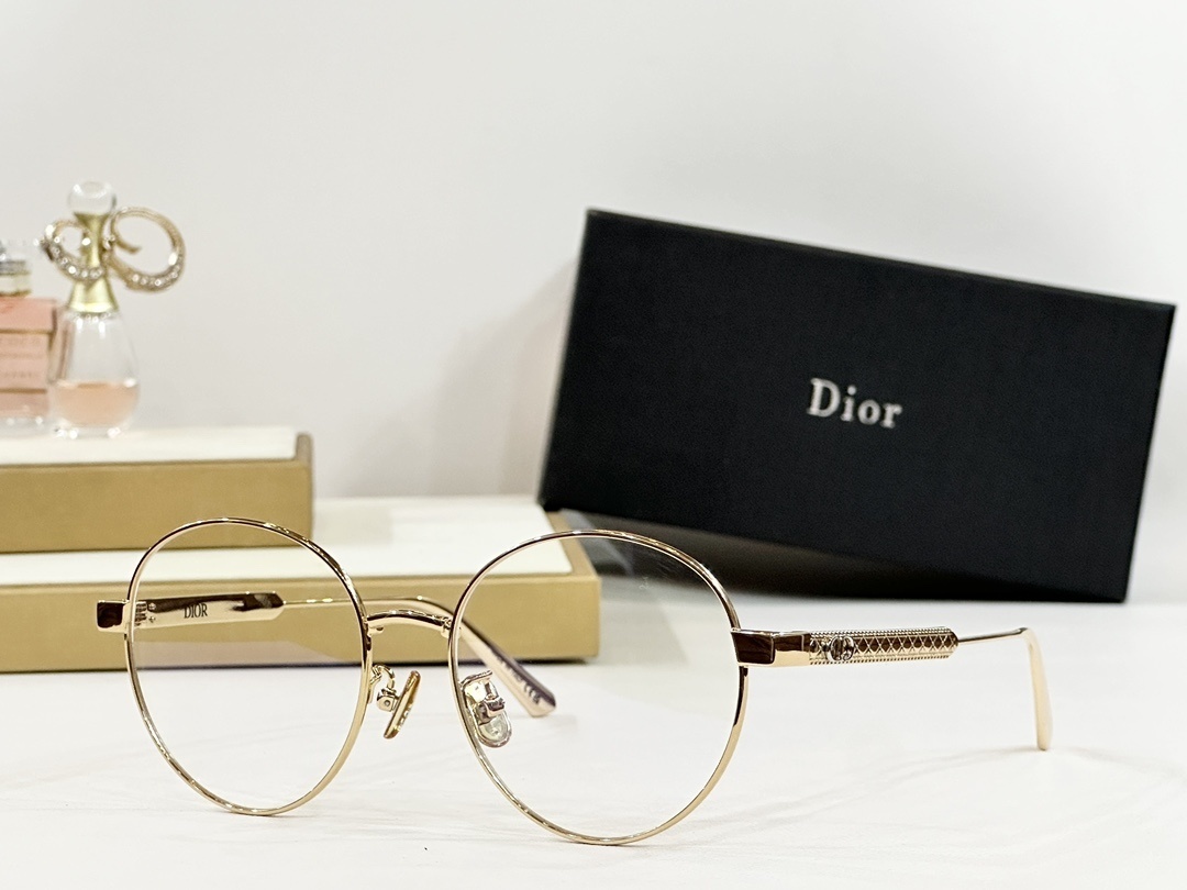 Dior Round Metal Logo Eyewear – Luxury Sunglasses & Frames