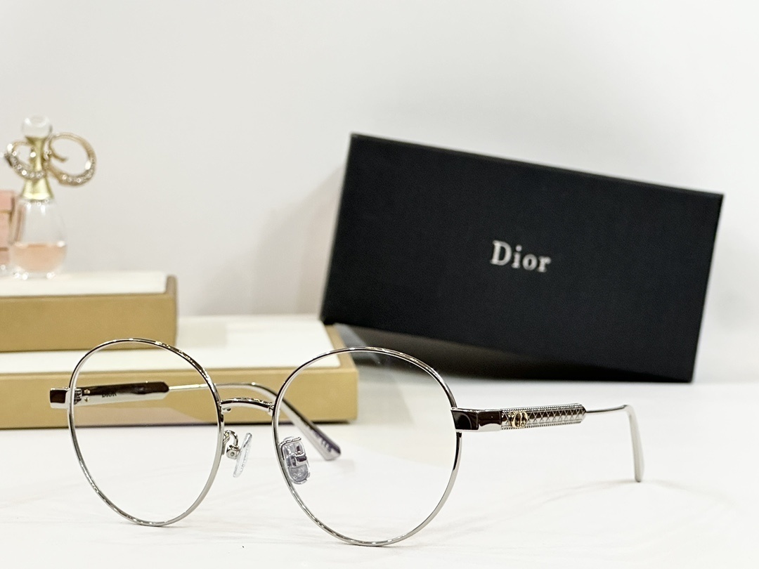 Dior Round Metal Logo Eyewear – Luxury Sunglasses & Frames