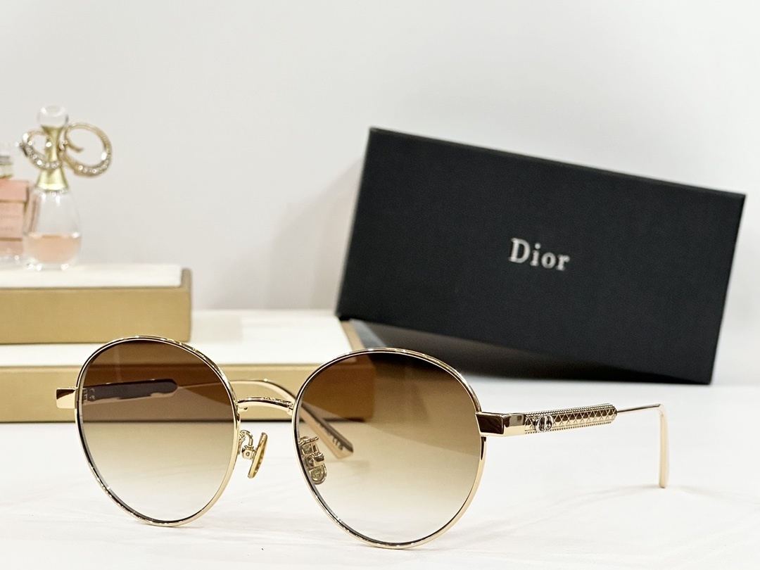 Dior Round Metal Logo Eyewear – Luxury Sunglasses & Frames