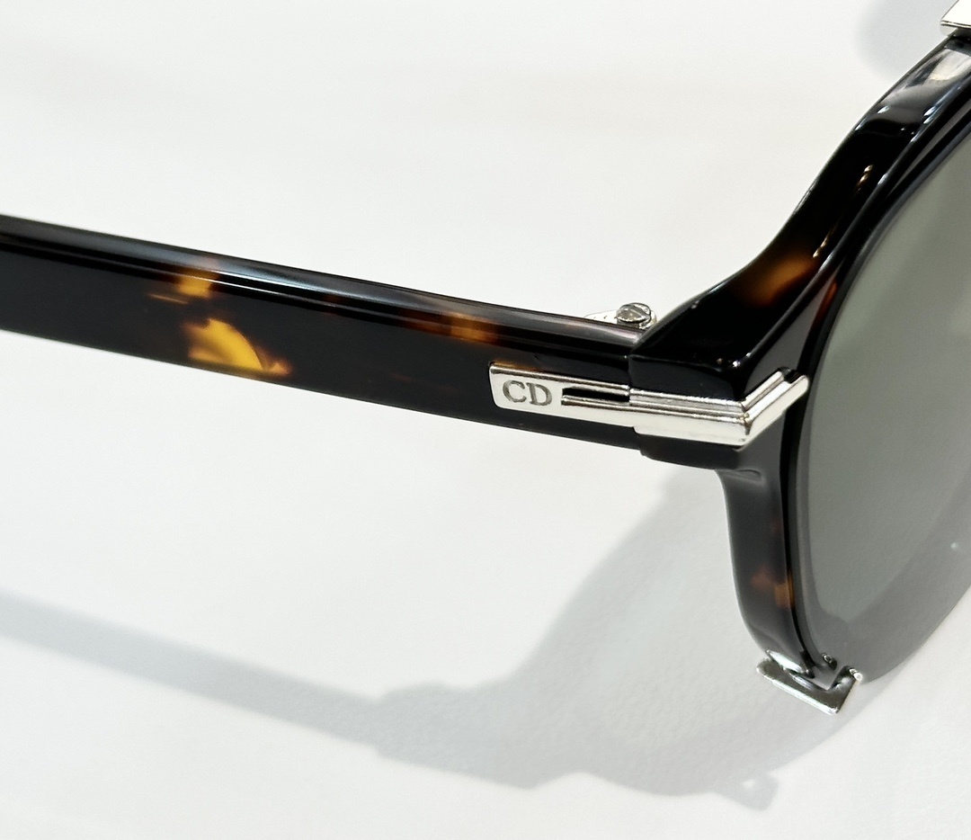 Dior Luxury Geometric Double-Bridge Sunglasses for Men & Women