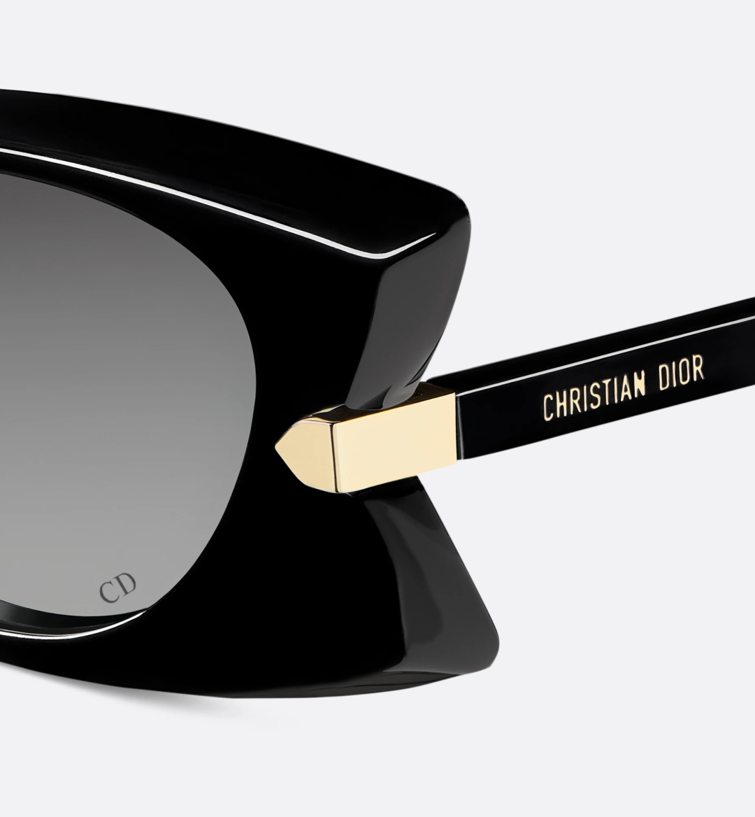 Christian Dior Luxury White Butterfly Cat-Eye Sunglasses
