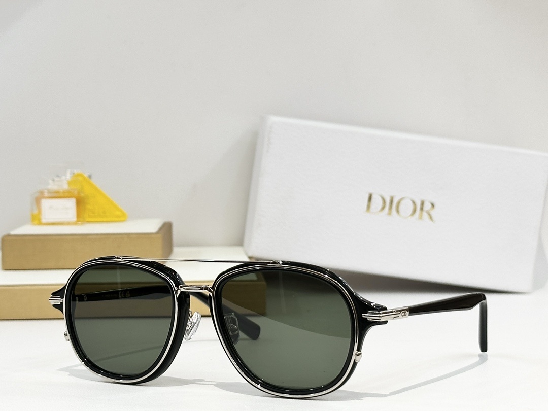 Dior Luxury Aviator Sunglasses – Premium Double Bridge Design