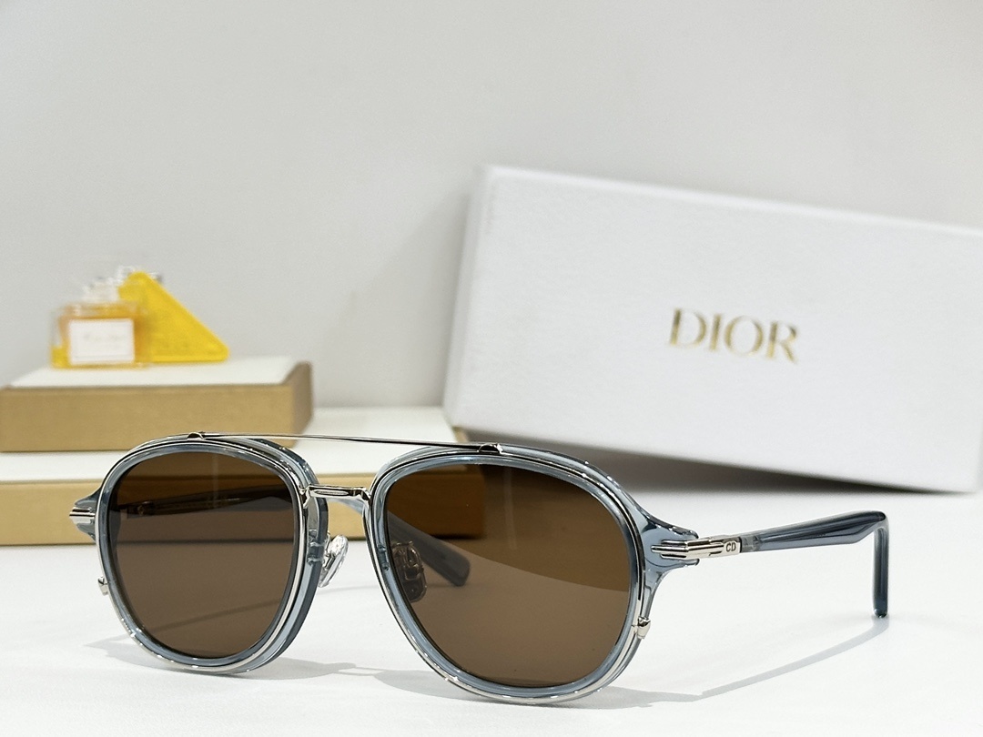 Dior Luxury Aviator Sunglasses – Premium Double Bridge Design