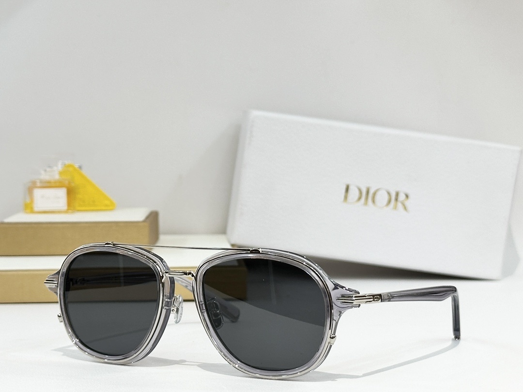 Dior Luxury Aviator Sunglasses – Premium Double Bridge Design