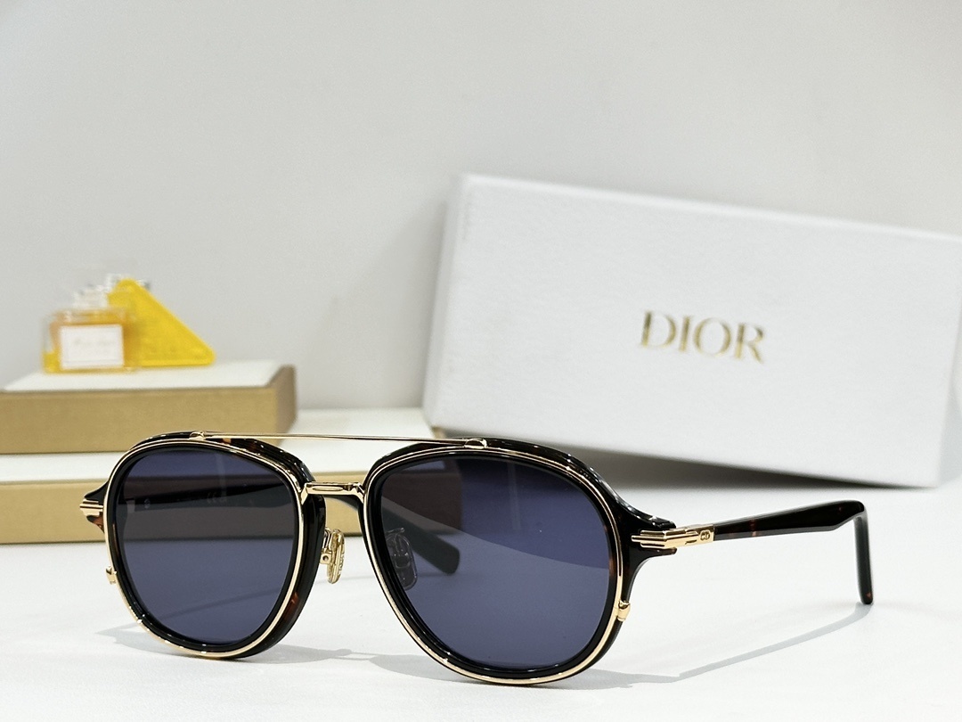 Dior Luxury Aviator Sunglasses – Premium Double Bridge Design