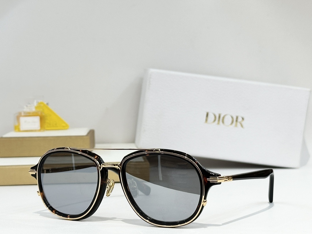 Dior Luxury Aviator Sunglasses – Premium Double Bridge Design