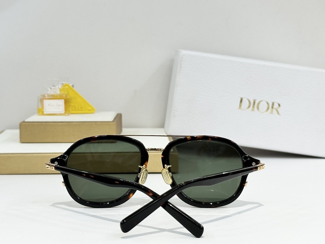 Dior Luxury Aviator Sunglasses – Premium Double Bridge Design