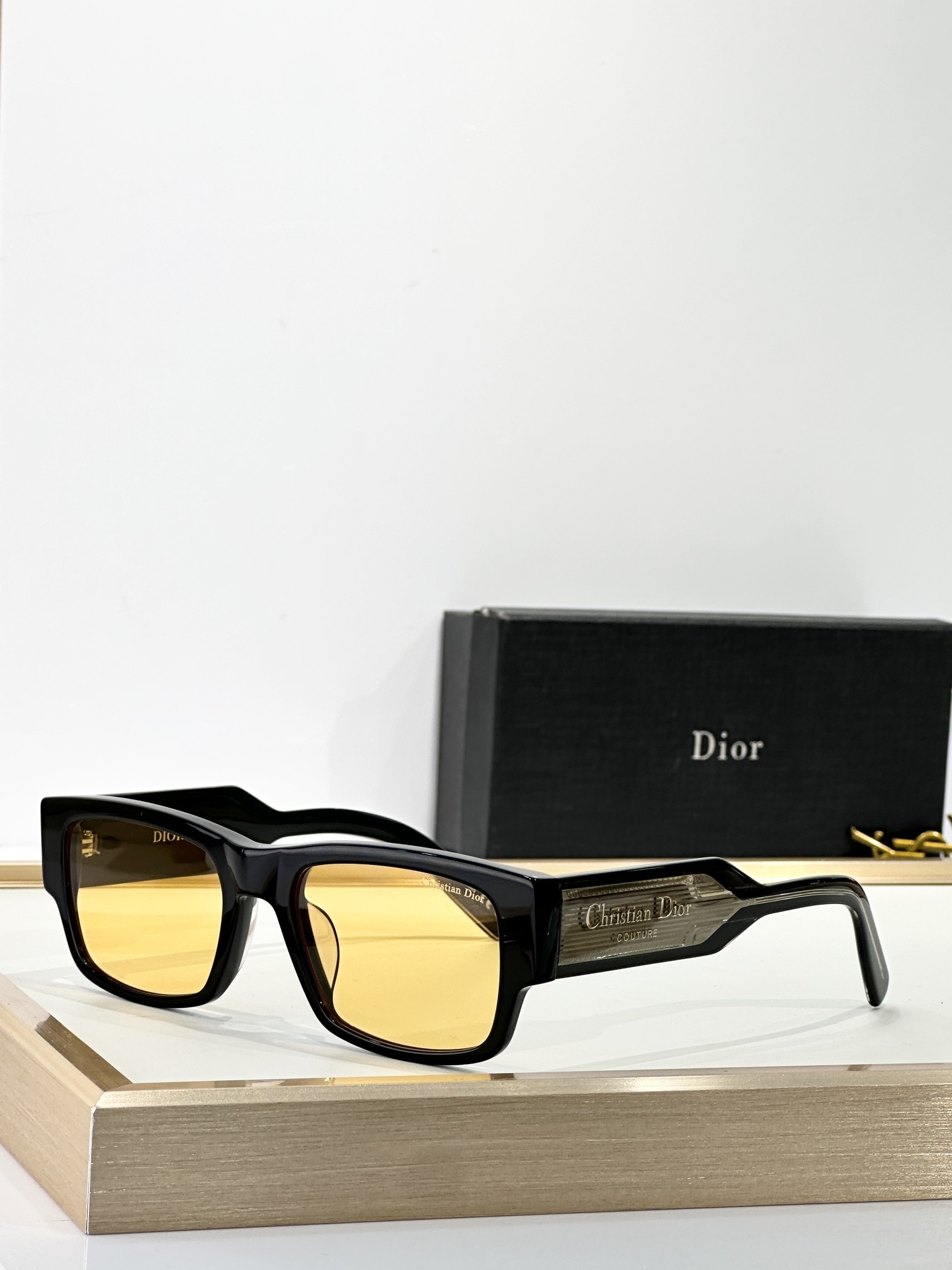 Christian Dior Couture Rectangular Sunglasses – Luxury Eyewear