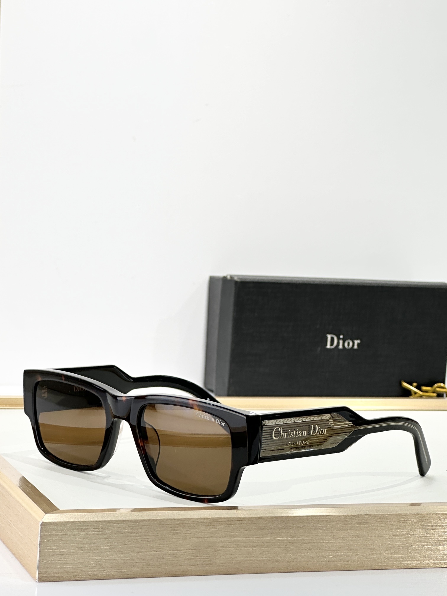 Christian Dior Couture Rectangular Sunglasses – Luxury Eyewear