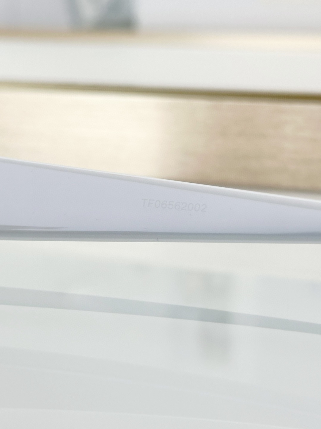 Dior White Cat-Eye Sunglasses with Gradient Brown Lenses