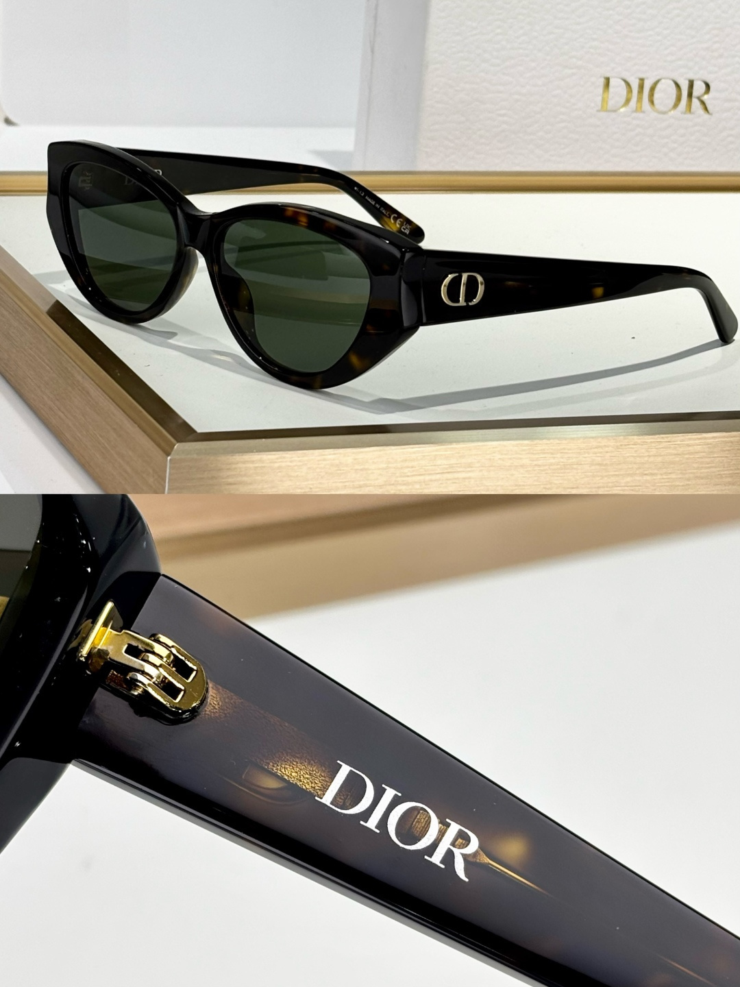 Dior Cat-Eye Sunglasses – Luxury CD Logo Designer Eyewear