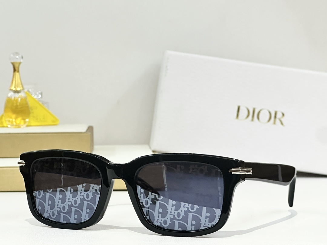 Dior Black Square Sunglasses acetate – Dior Black Acetate Square 2