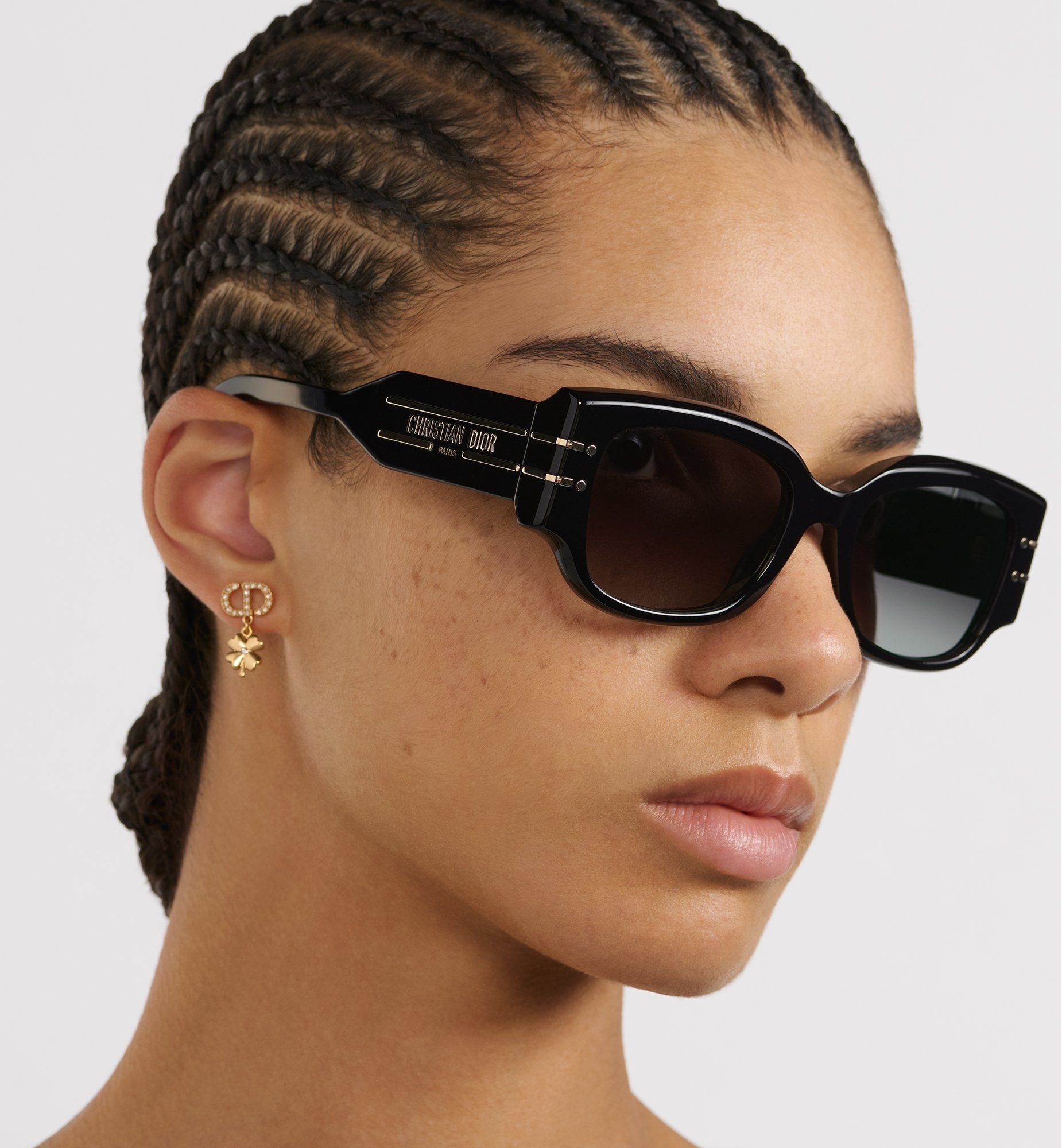 Dior Black Rectangular Sunglasses signature – Dior Signature Black