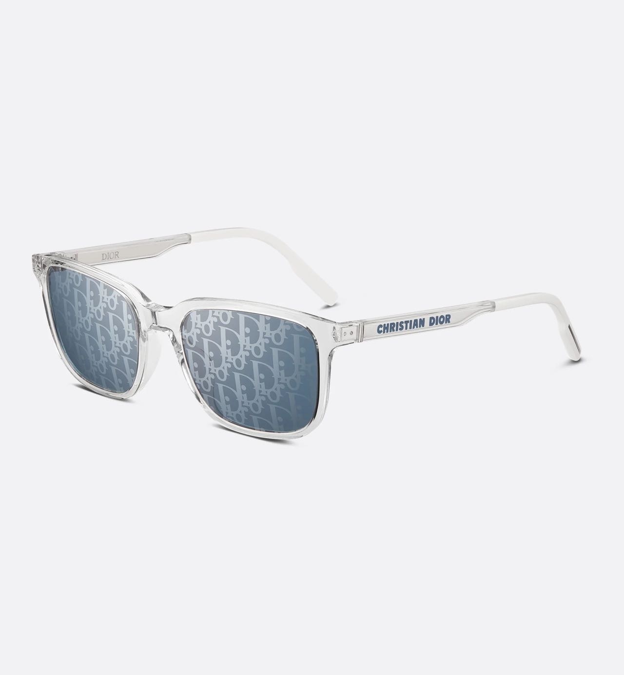 blue Dior Transparent Frame Sunglasses – Dior Transparent Frame Blue