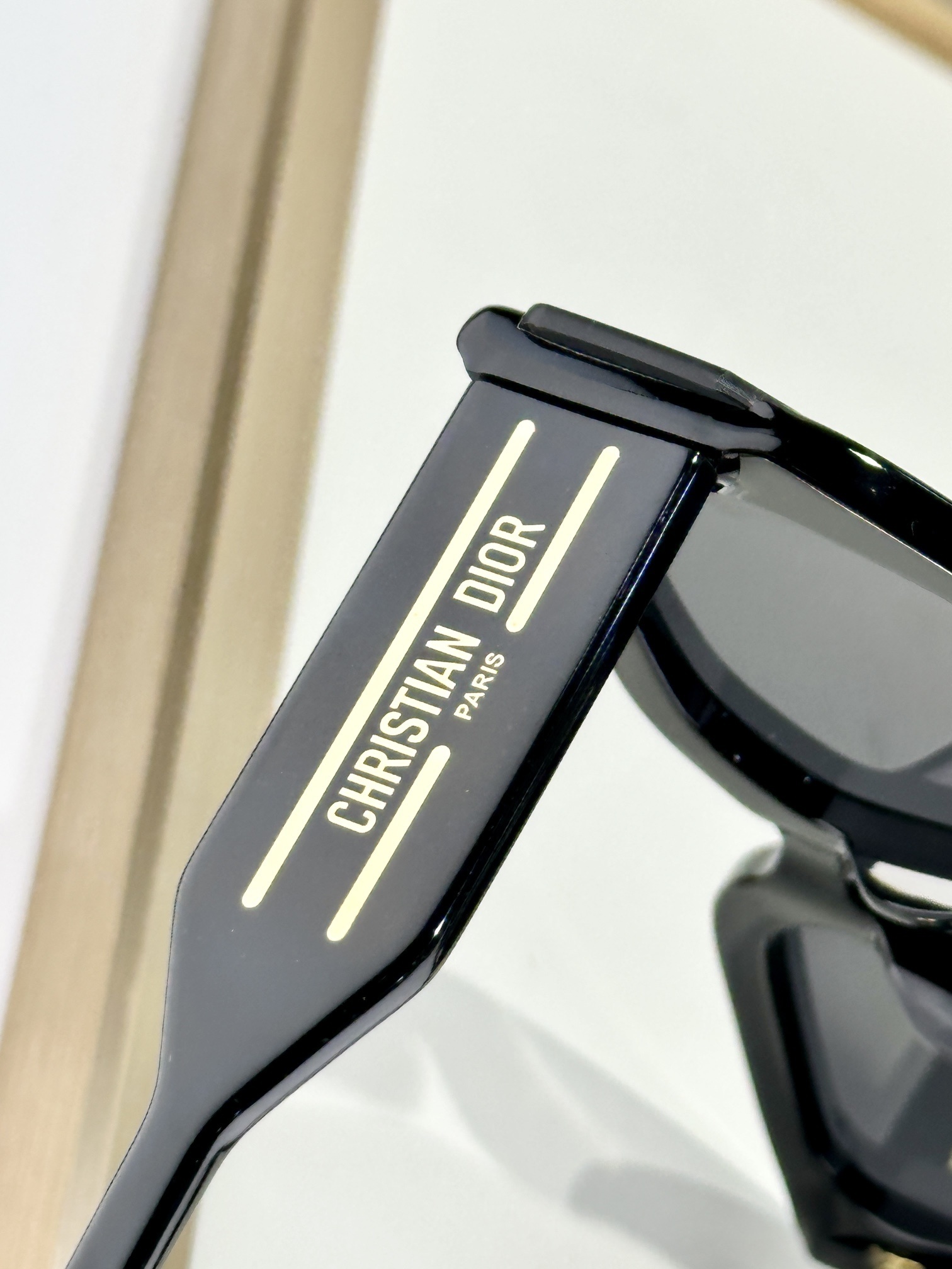 DiorSignature S14I Black Square Sunglasses – Luxury Eyewear