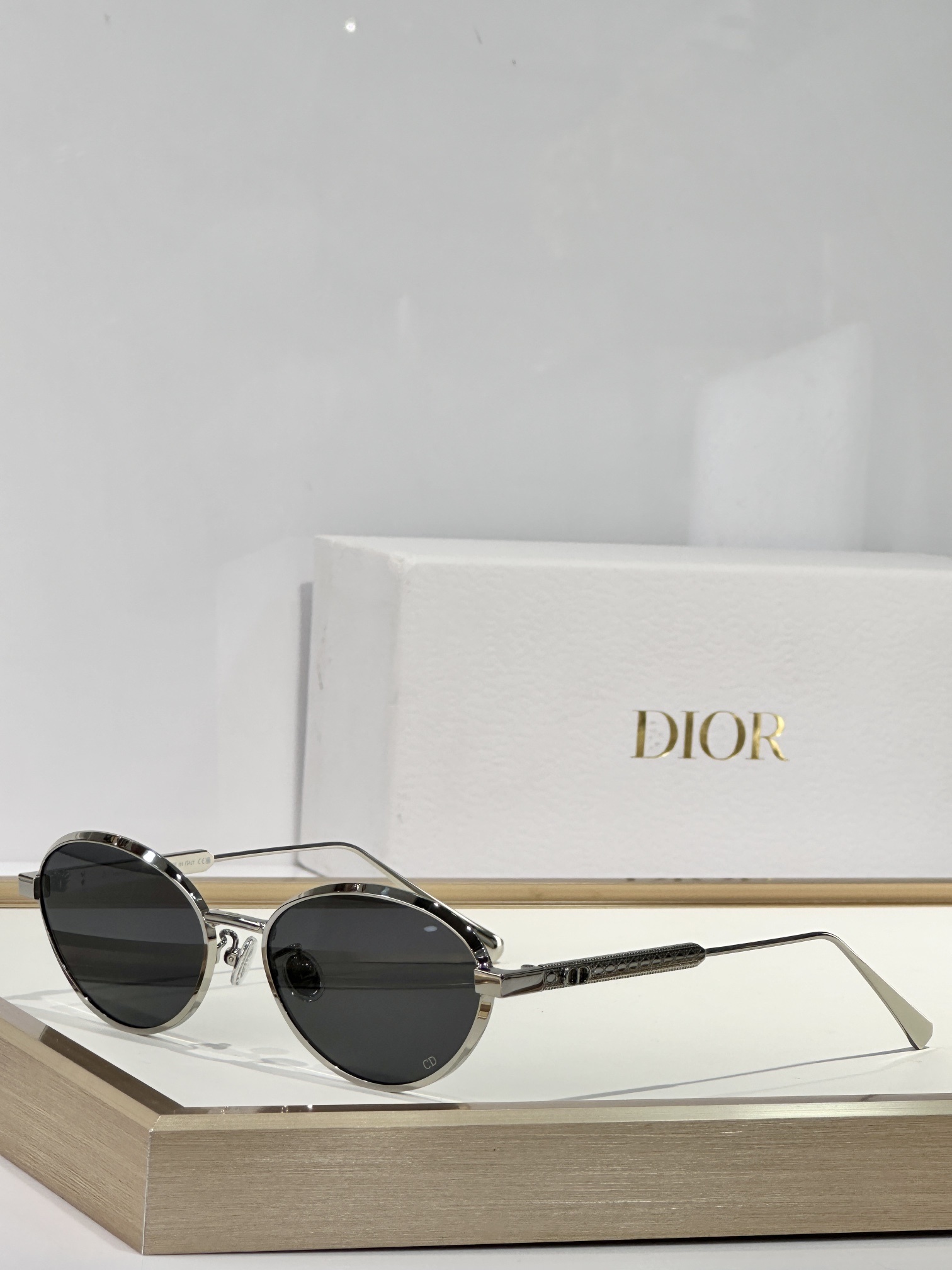 Luxury Dior Round Metal Sunglasses – Designer Tinted Eyewear