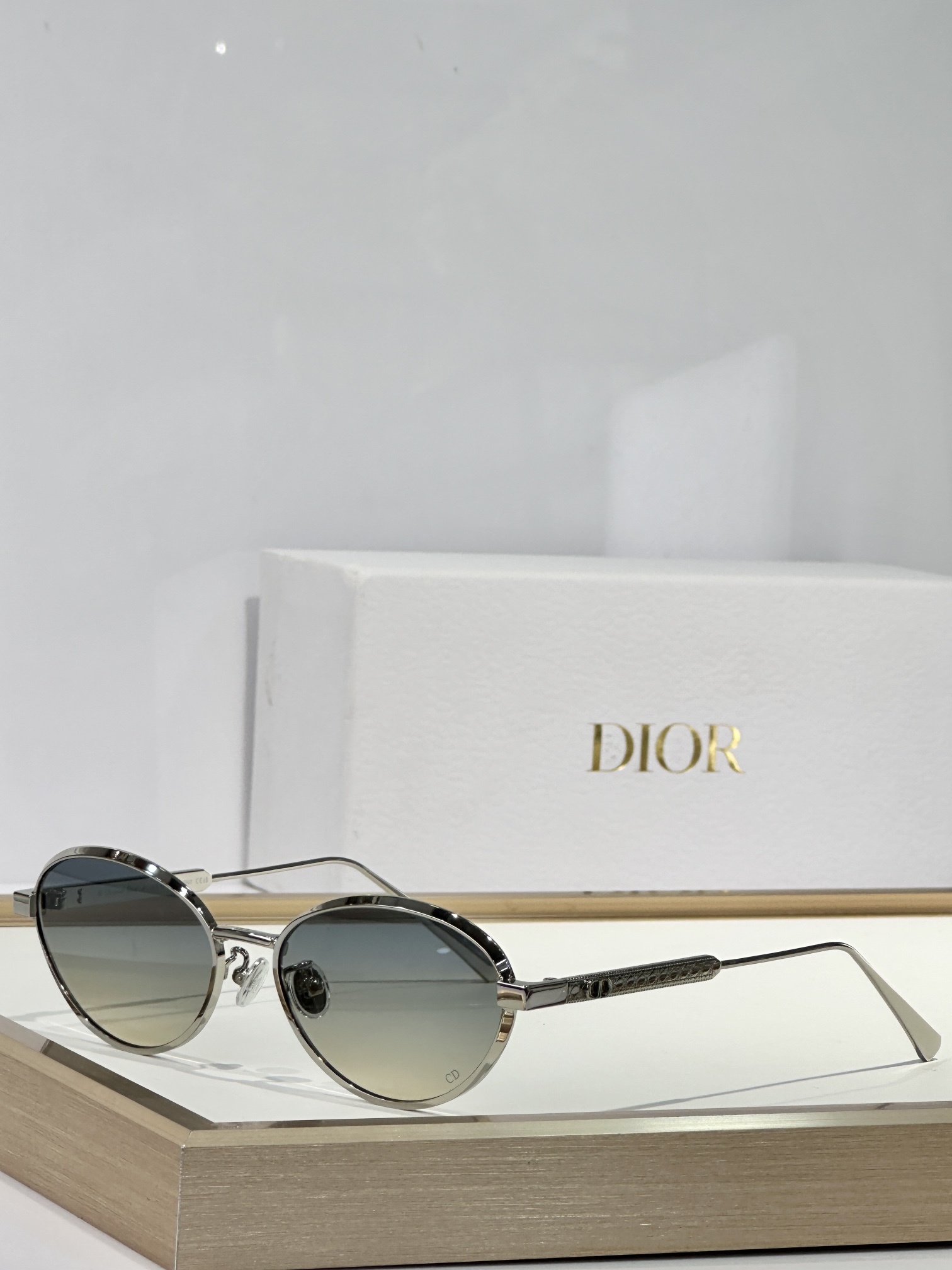 Luxury Dior Round Metal Sunglasses – Designer Tinted Eyewear