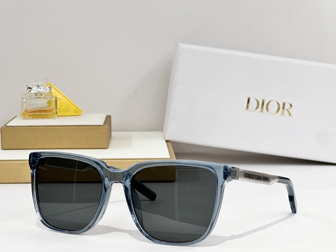 Christian Dior Square Sunglasses – Luxury Transparent Eyewear
