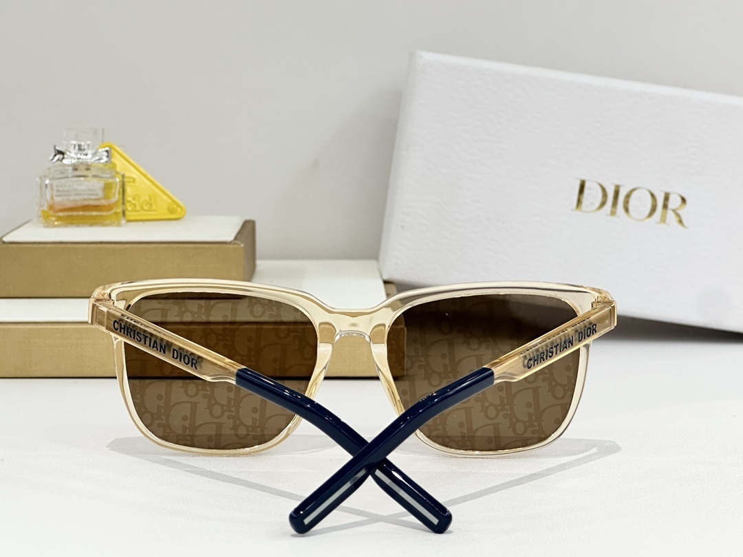 Christian Dior Square Sunglasses – Luxury Transparent Eyewear
