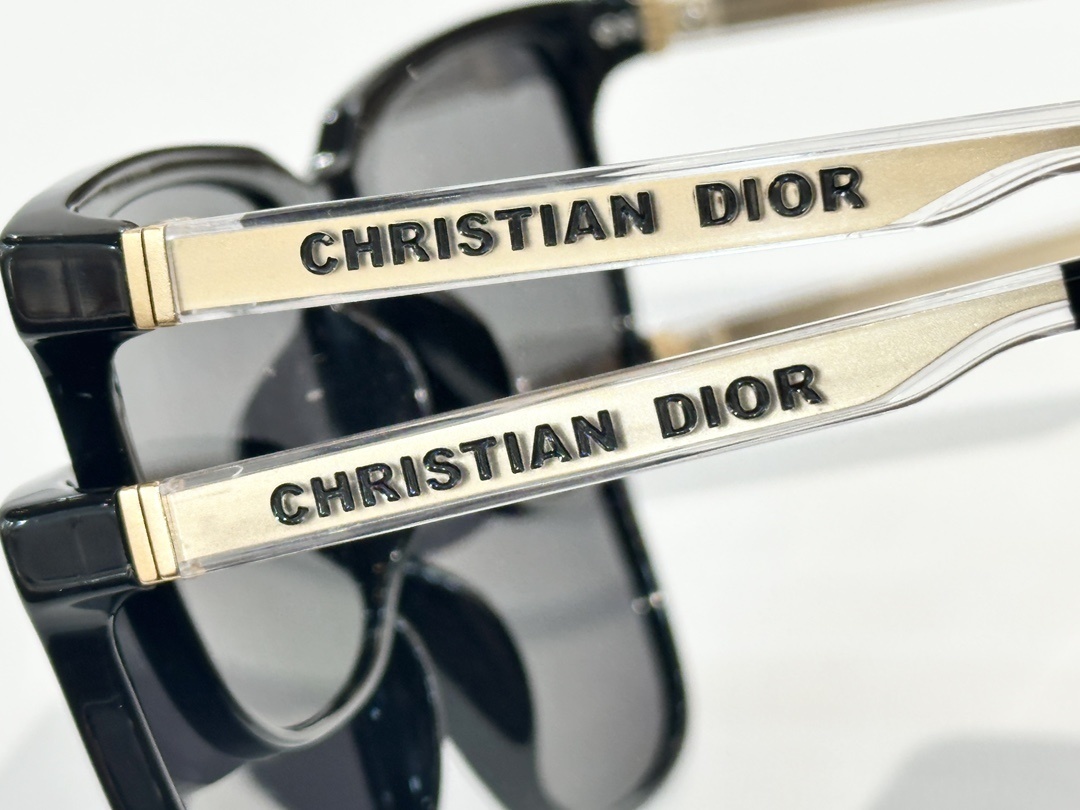 Christian Dior Square Sunglasses – Luxury Transparent Eyewear