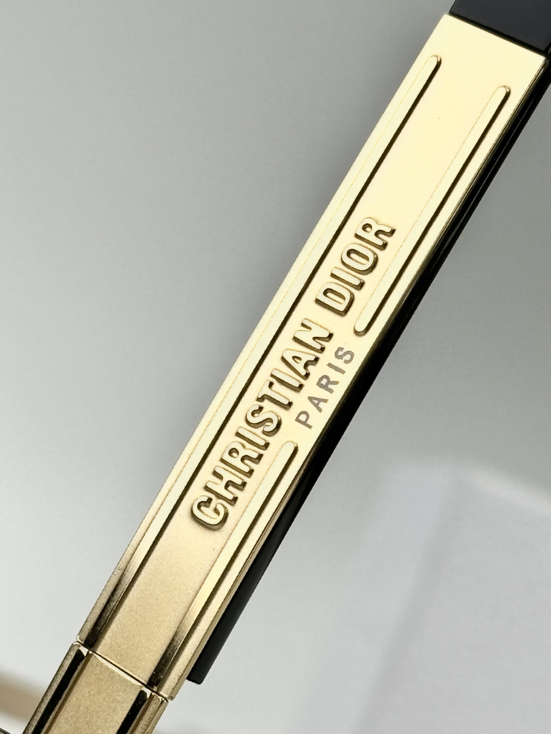 Christian Dior Signature Square Sunglasses – Gold Frame Luxury