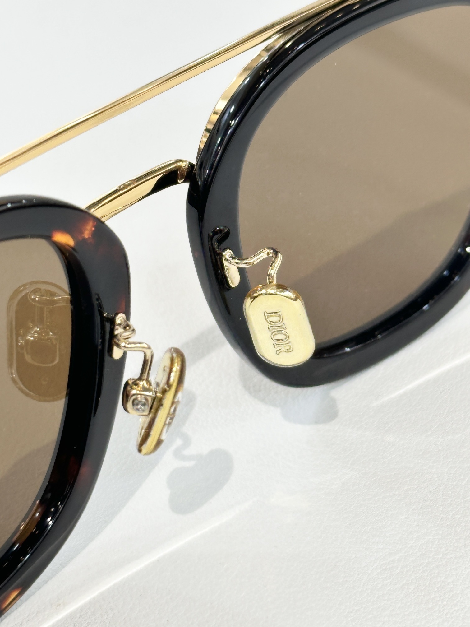 Dior Luxury Square Sunglasses – Designer Double Bridge Eyewear