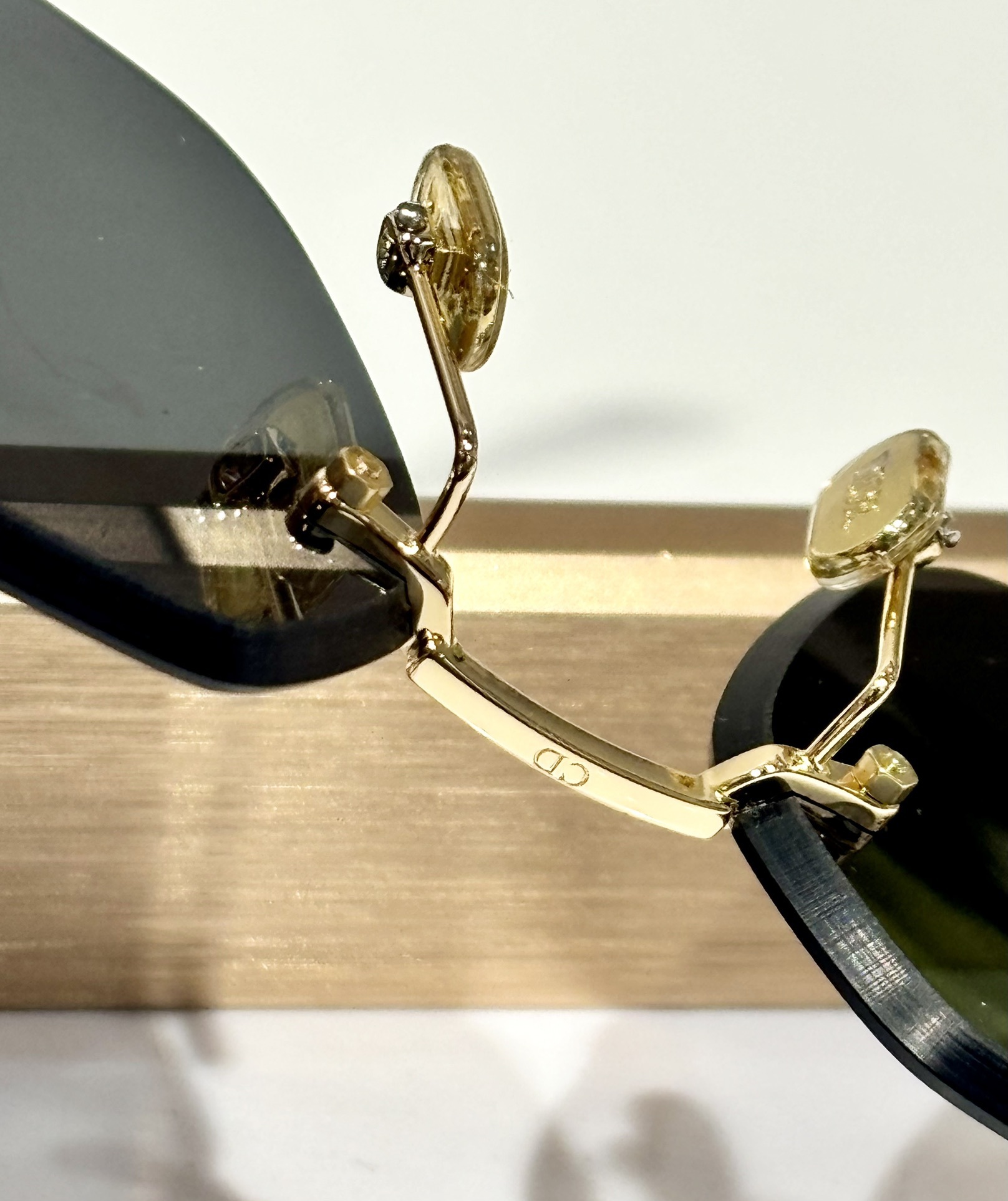 Dior Luxury Geometric Sunglasses with Iconic CD Logo