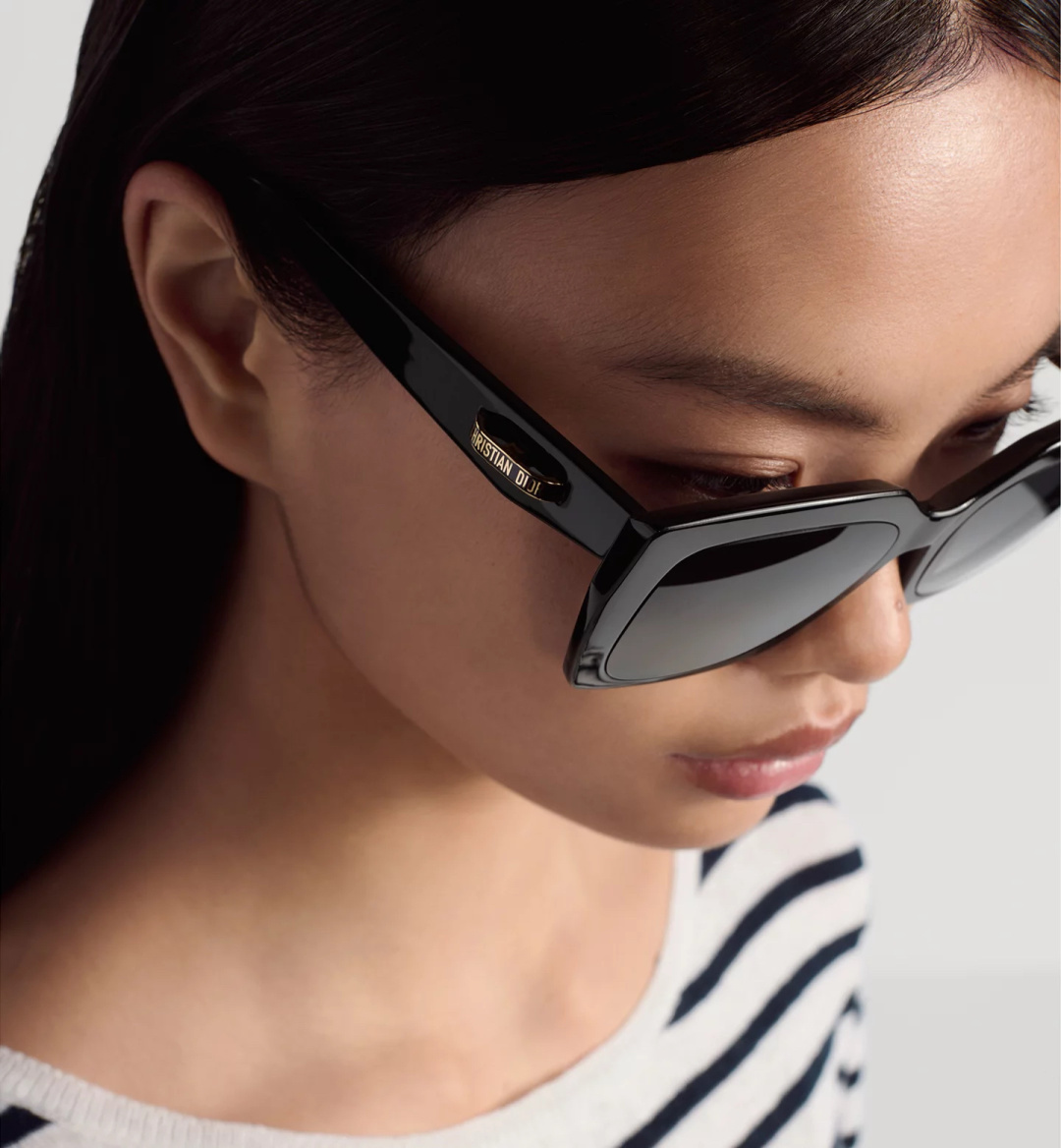 Dior CDior S5I Black Square Sunglasses for Women