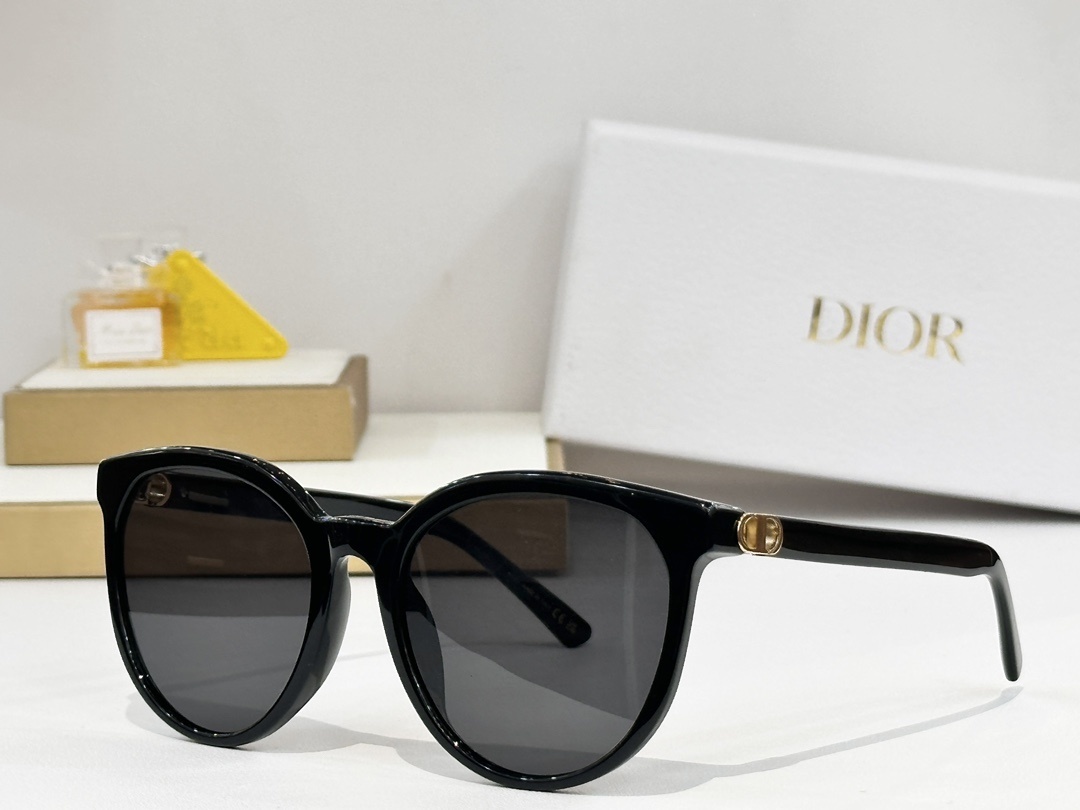Dior Black Cat-Eye Sunglasses acetate – Dior Black Acetate Cat-Eye 2