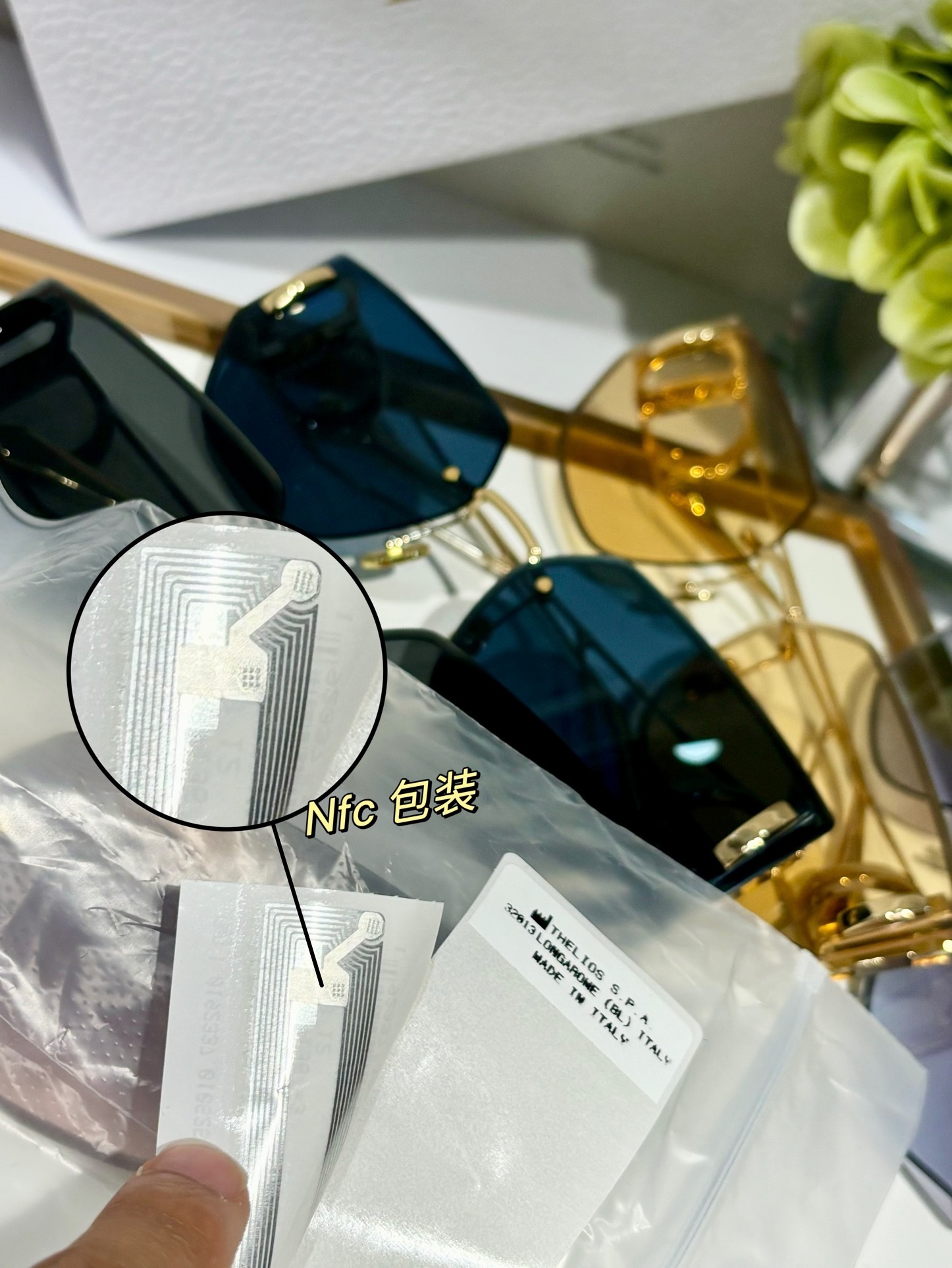 Luxury Geometric Rimless Sunglasses – Premium Designer Eyewear