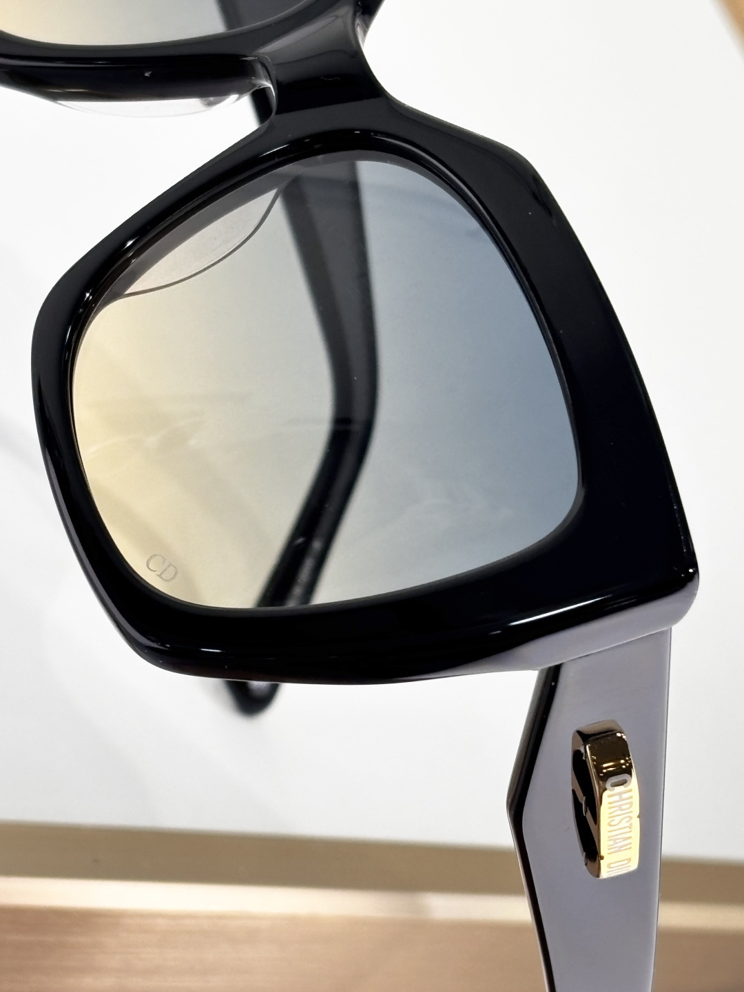 Dior Signature Oversized Black Sunglasses with Gradient Lenses