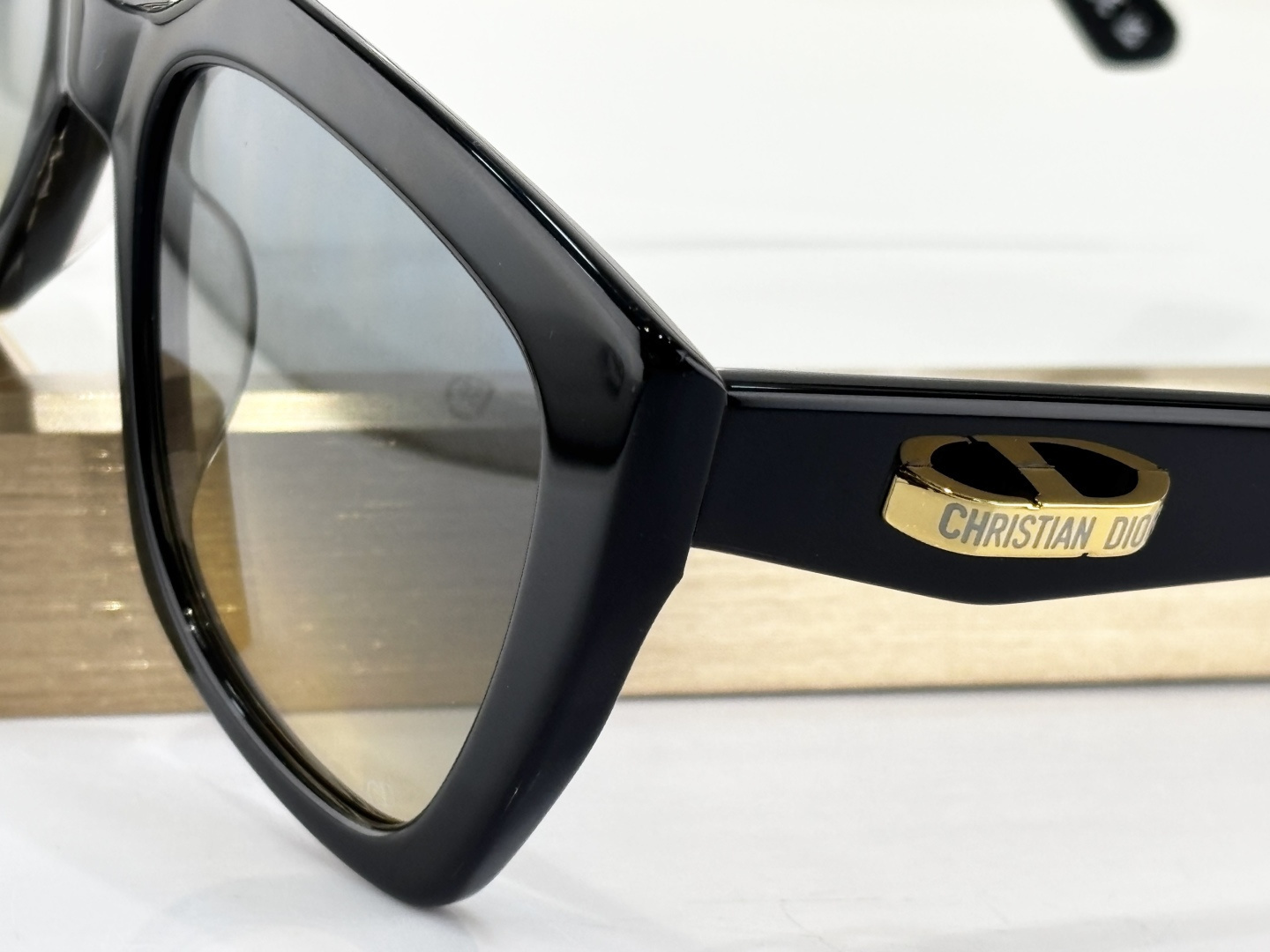 Dior Signature Oversized Black Sunglasses with Gradient Lenses