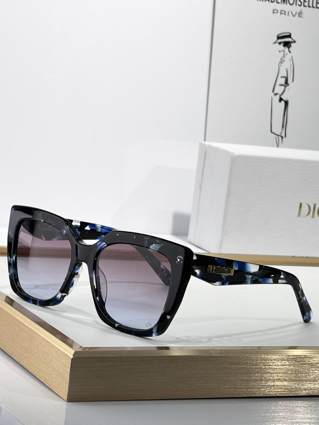Dior Black Blue Sunglasses – Dior Black Blue Acetate Sunglasses