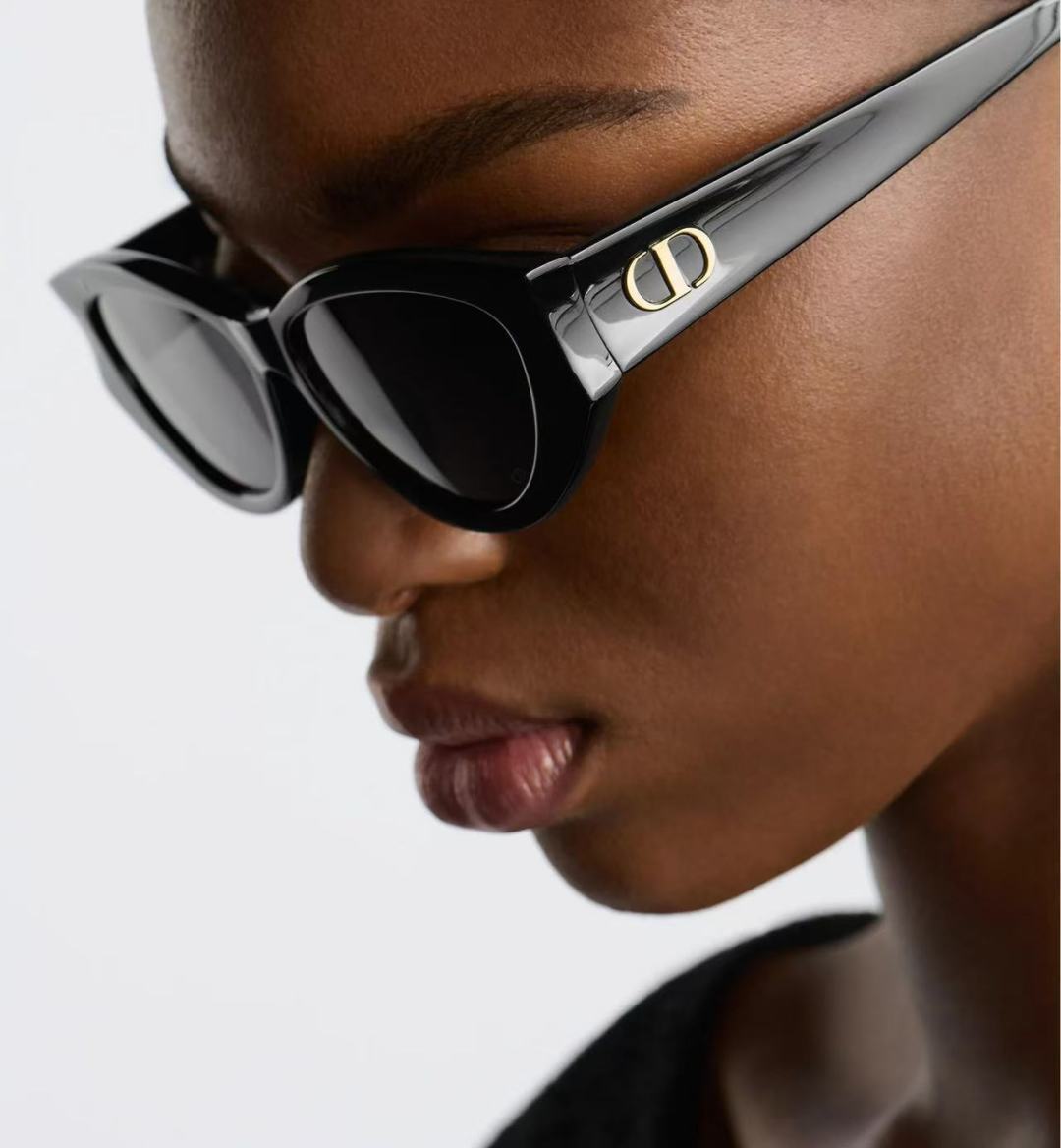 DiorGlow B1I Black Butterfly Sunglasses – Luxury Eyewear