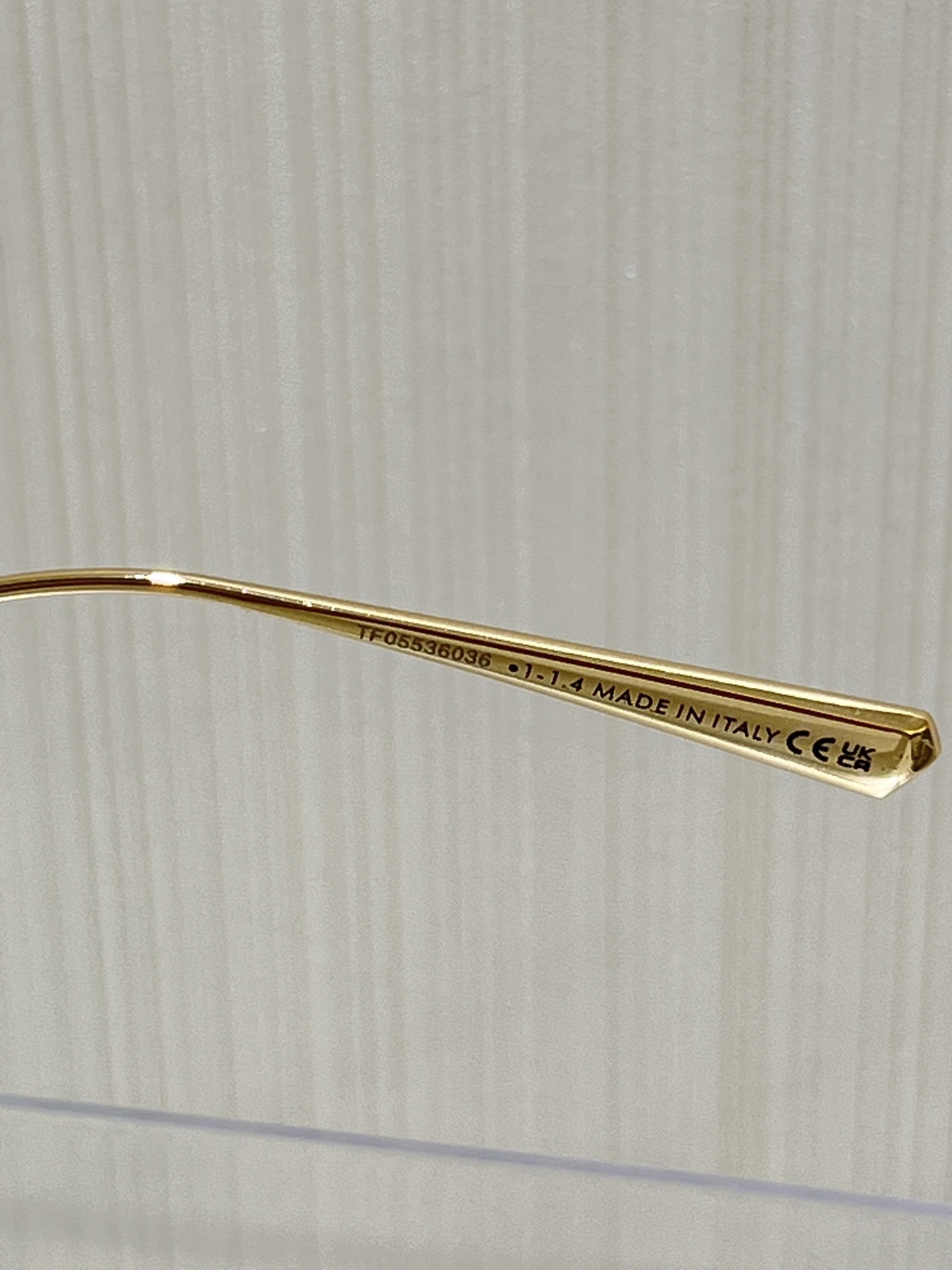 Dior DiorCannage S1U Square Sunglasses – Blue Lenses & Gold Frame