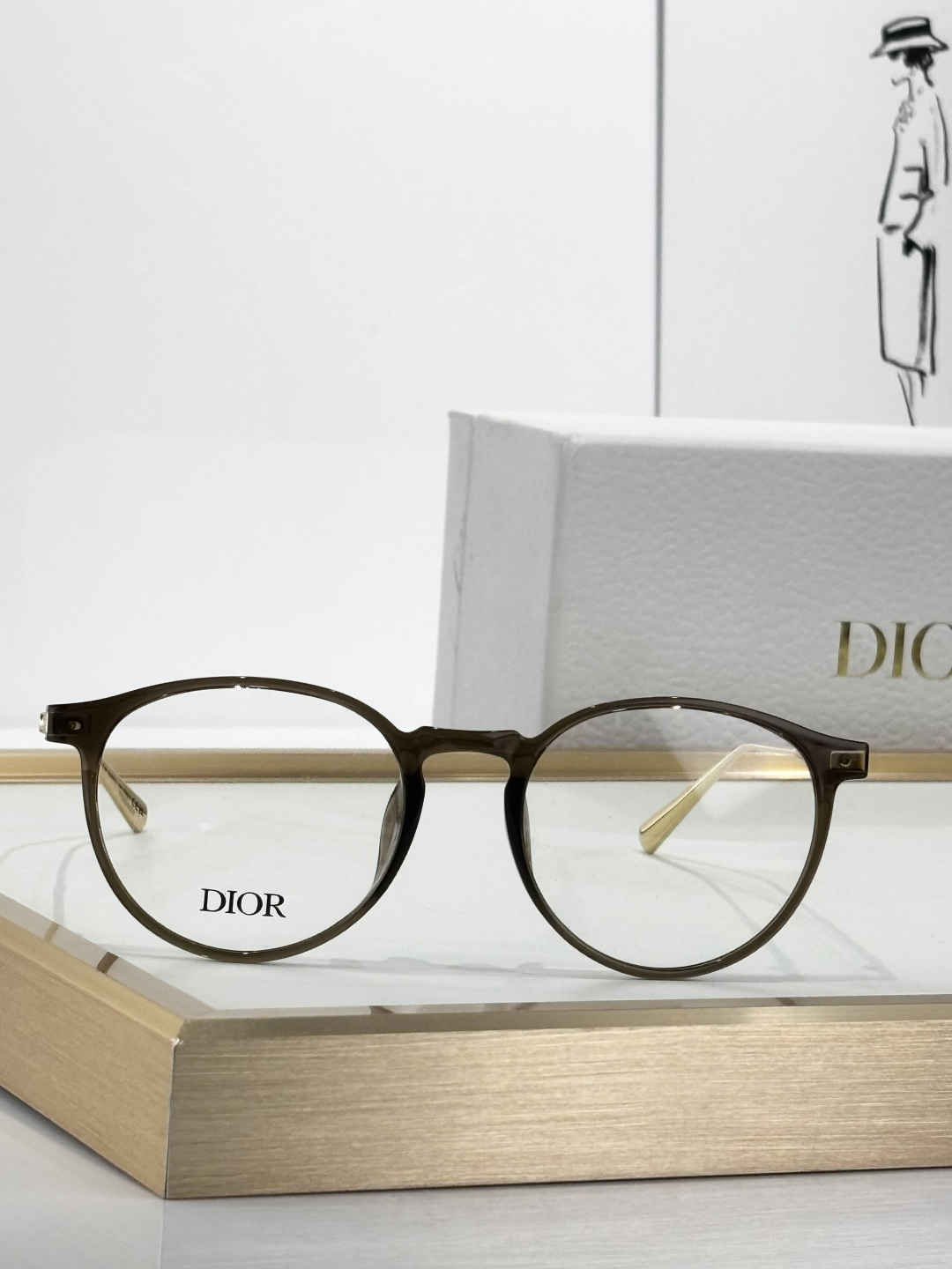 Dior Round Acetate Eyeglasses – Luxury Designer Optical Frames