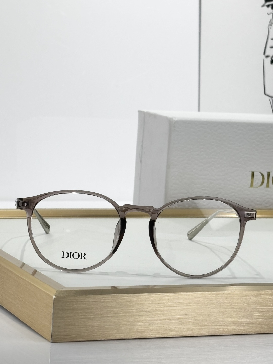 Dior Round Acetate Eyeglasses – Luxury Designer Optical Frames