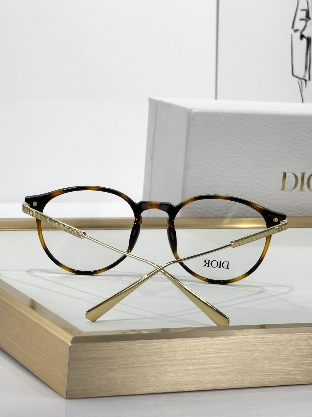 Dior Round Acetate Eyeglasses – Luxury Designer Optical Frames